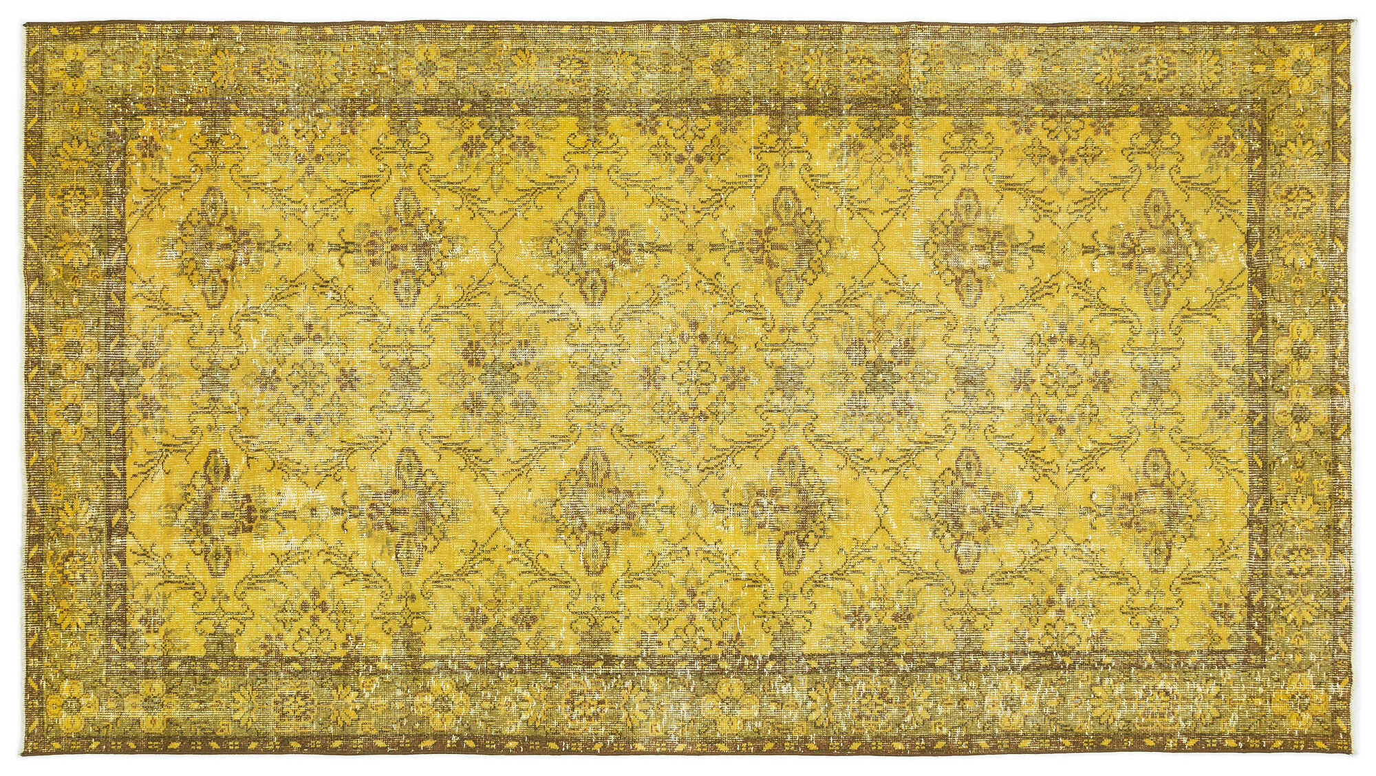 Apex Vintage Halı Sarı 10999 153x279cm