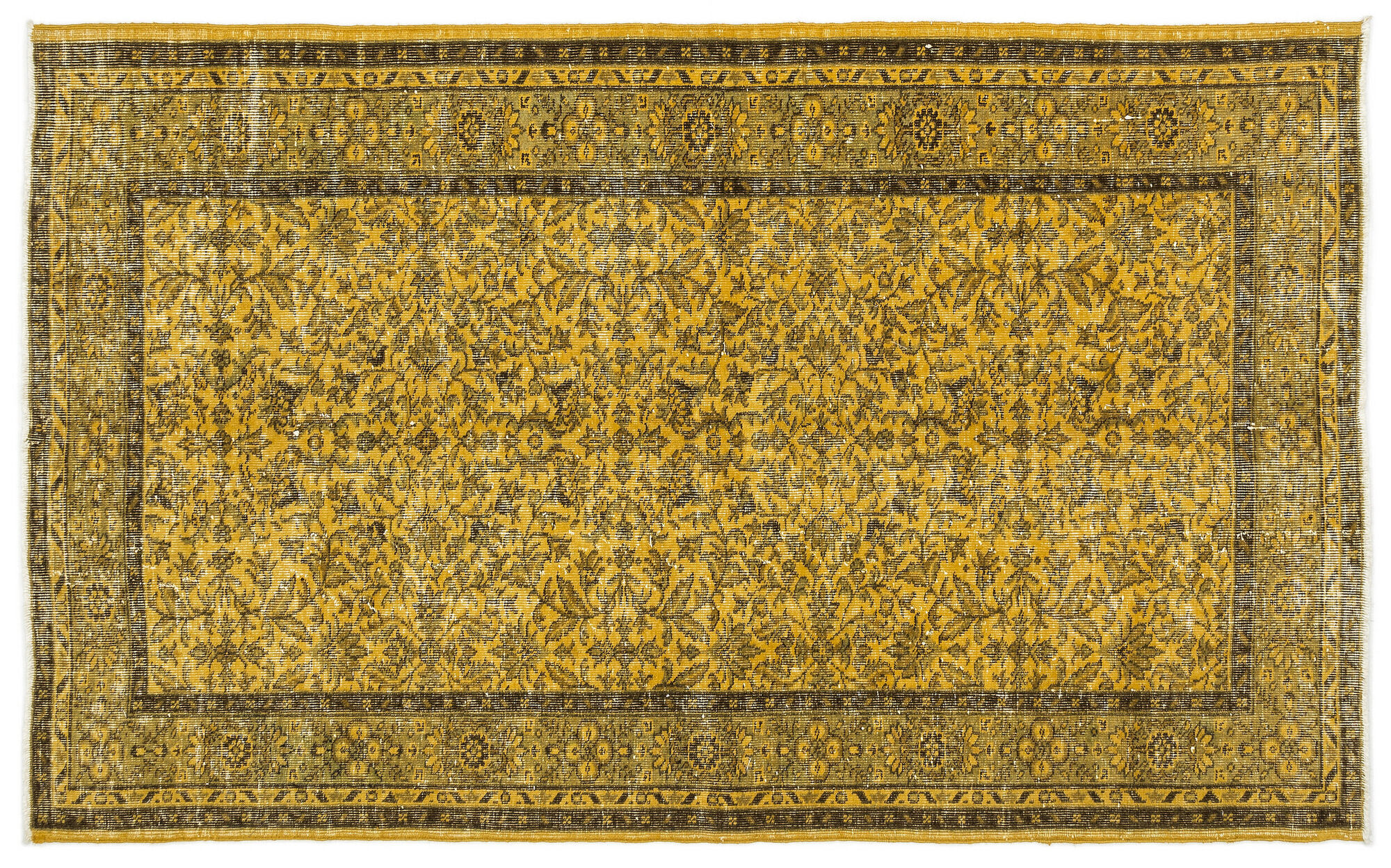 Apex Vintage Halı Sarı 12427 141x232cm