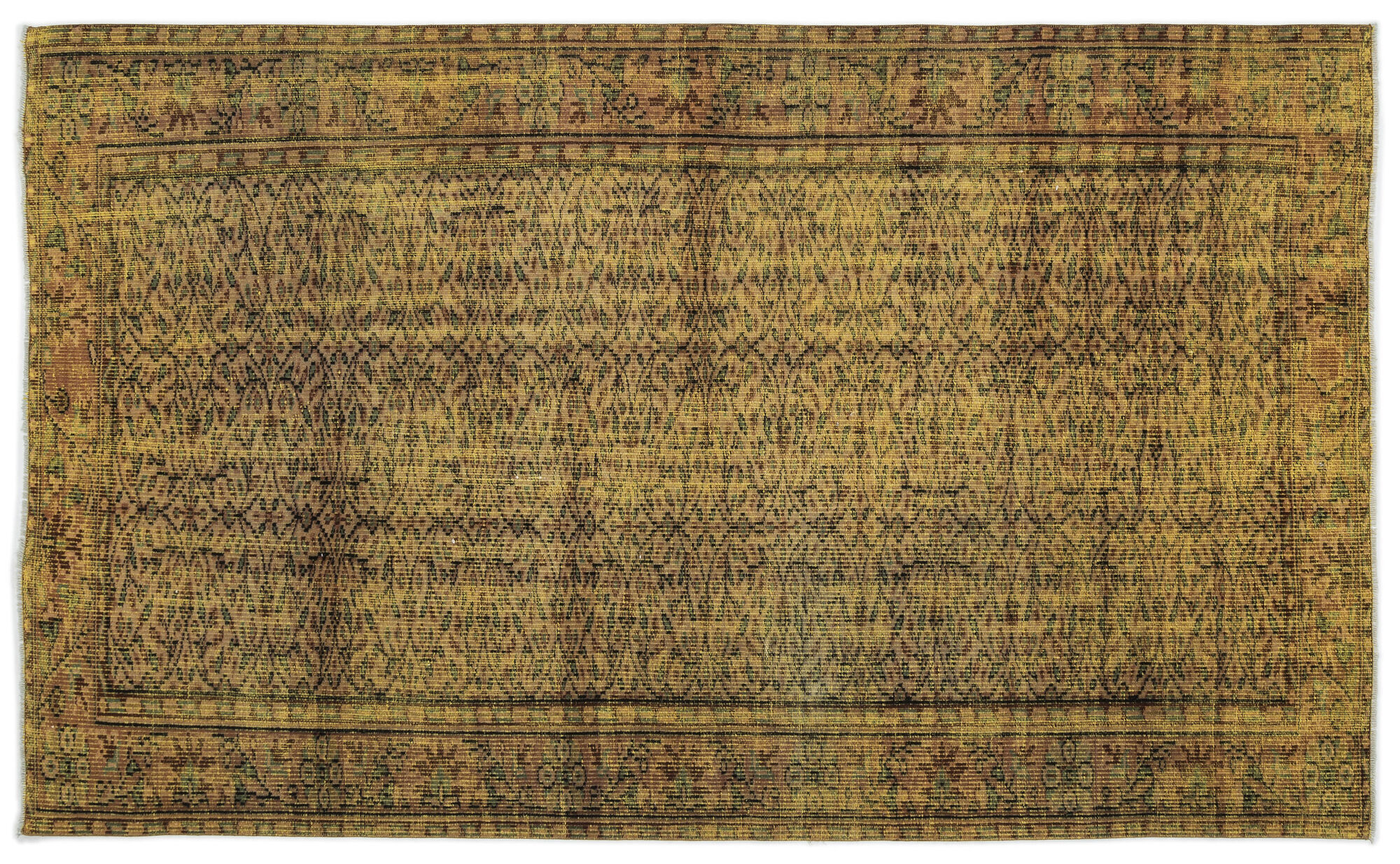 Apex Vintage Halı Sarı 14583 160x260cm