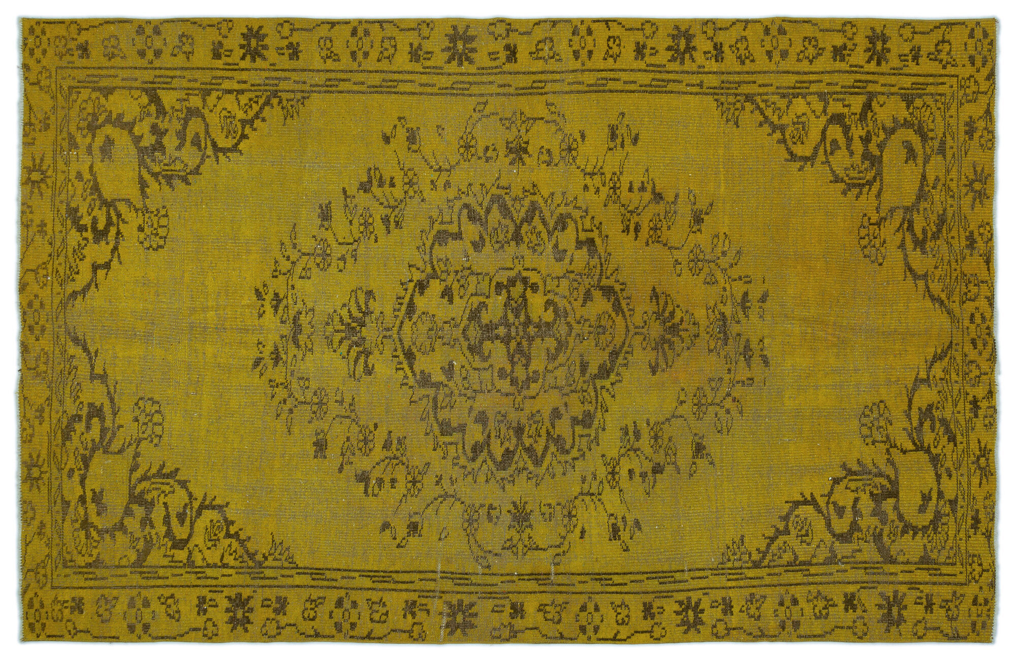 Apex Vintage Halı Sarı 22801 176x273cm