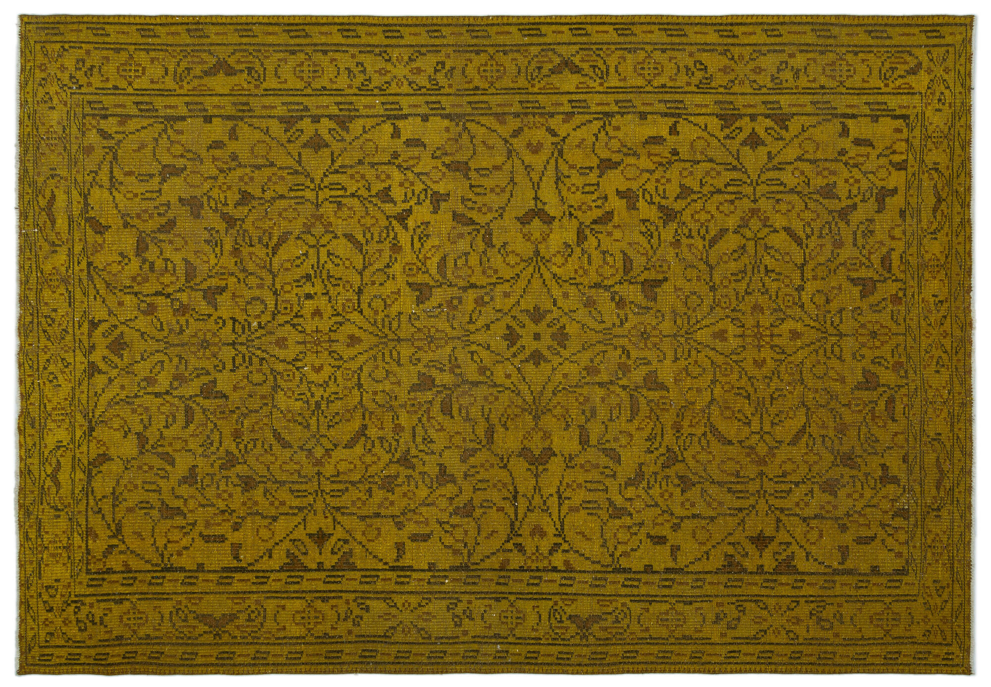 Apex Vintage Halı Sarı 22968 184x265cm