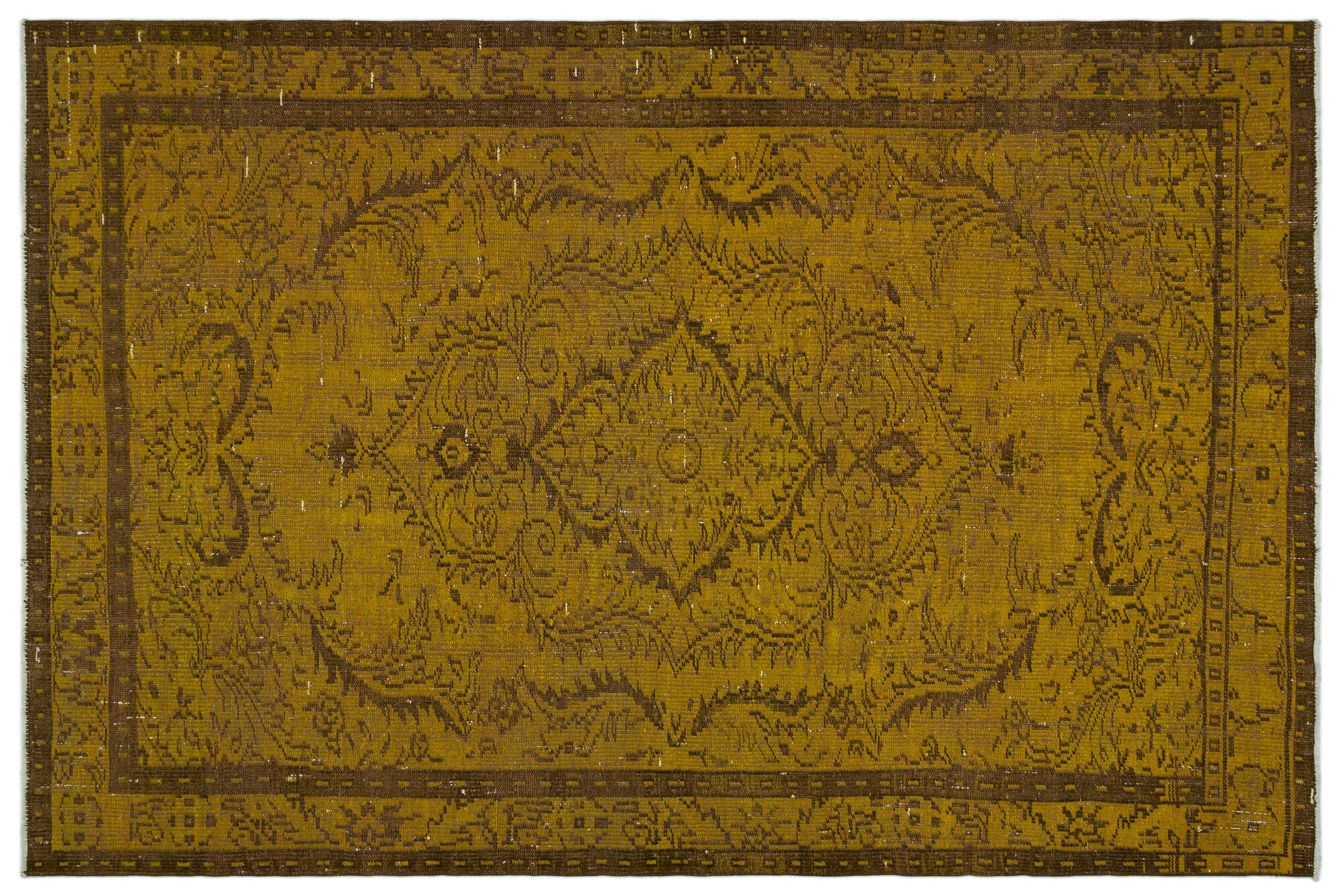 Apex Vintage Halı Sarı 22981 175x258cm