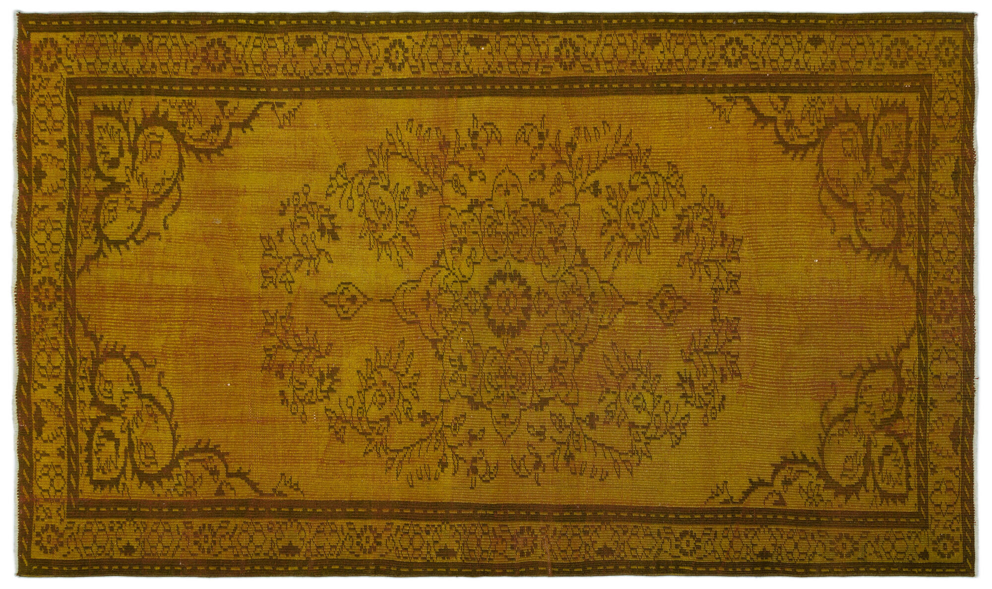 Apex Vintage Halı Sarı 23182 150x260cm