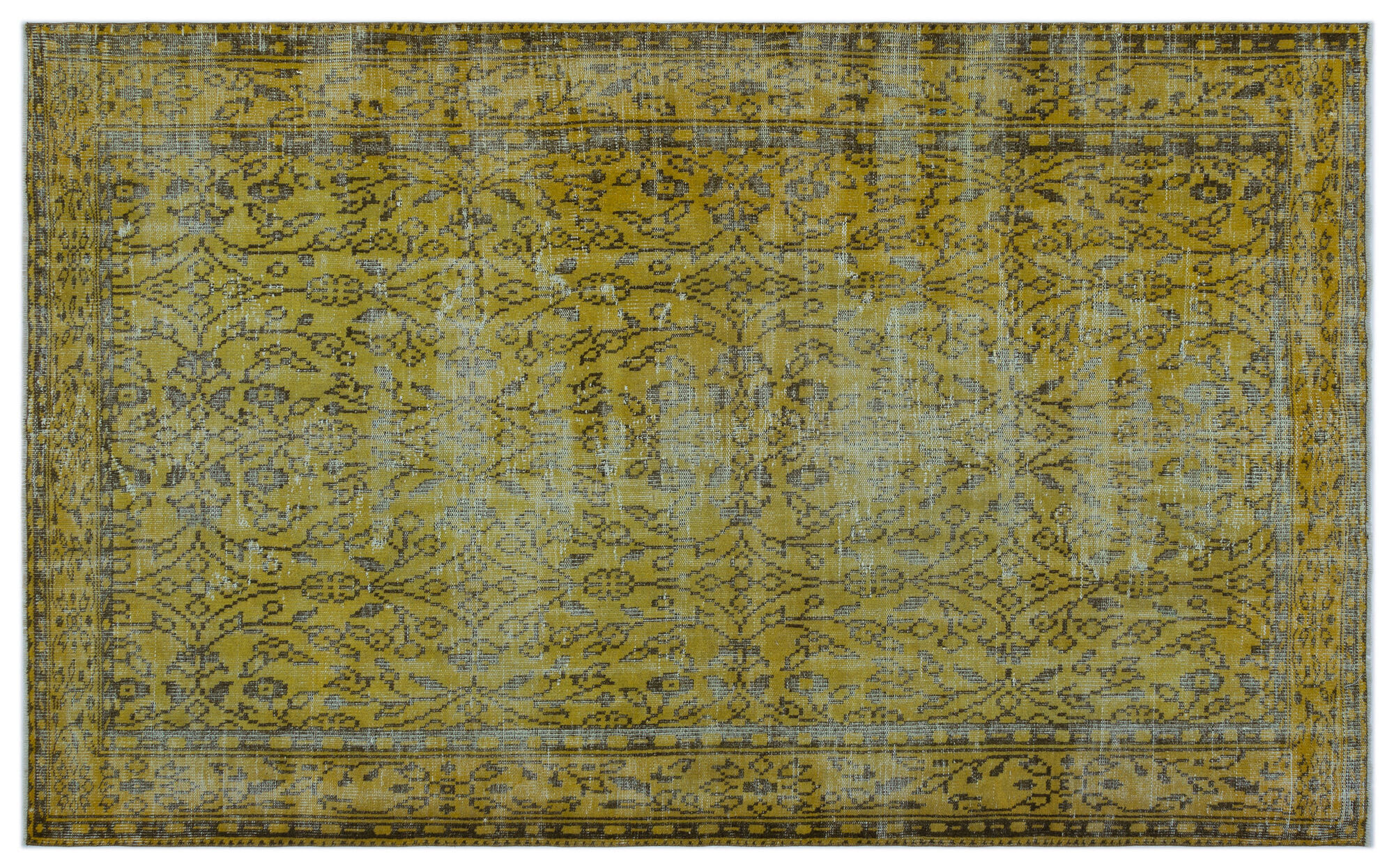 Apex Vintage Halı Sarı 23665 180x287cm