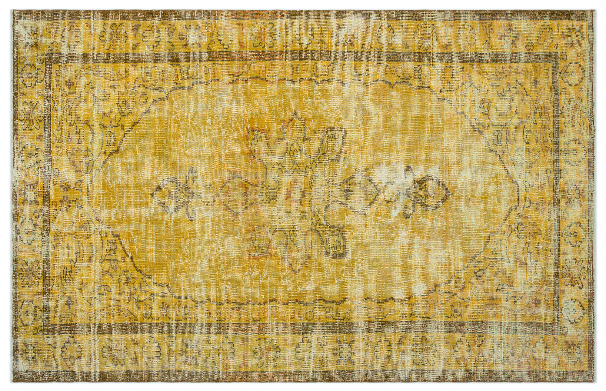 Apex Vintage Halı Sarı 24304 169x265cm