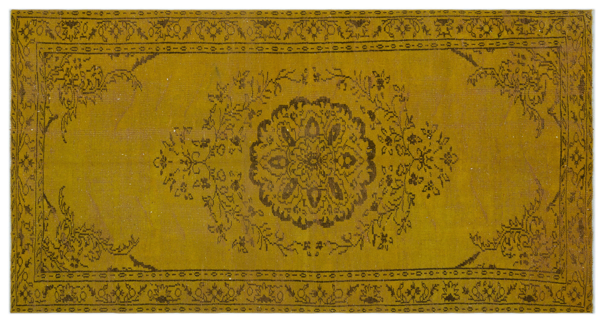 Apex Vintage Halı Sarı 24306 153x273cm