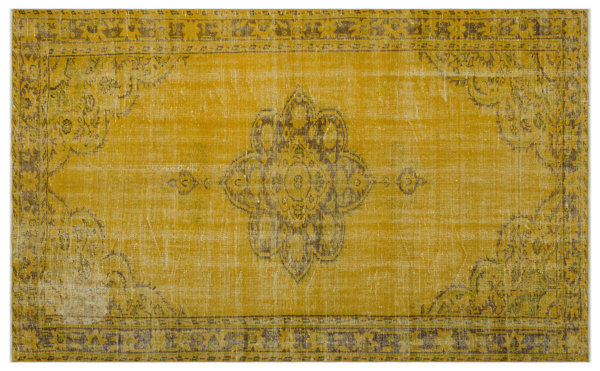 Apex Vintage Halı Sarı 24308 176x285cm