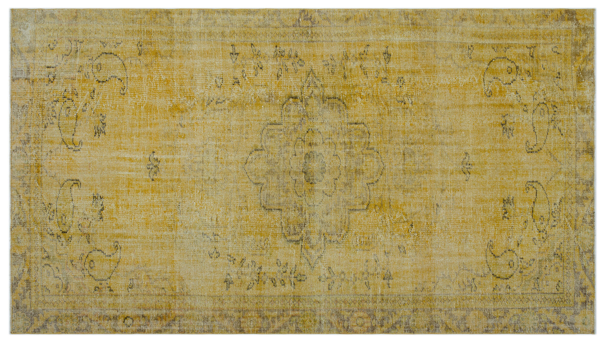 Apex Vintage Halı Sarı 24321 170x304cm