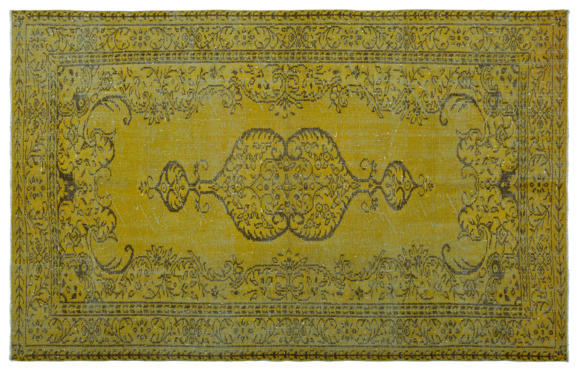 Apex Vintage Halı Sarı 25643 178x291cm