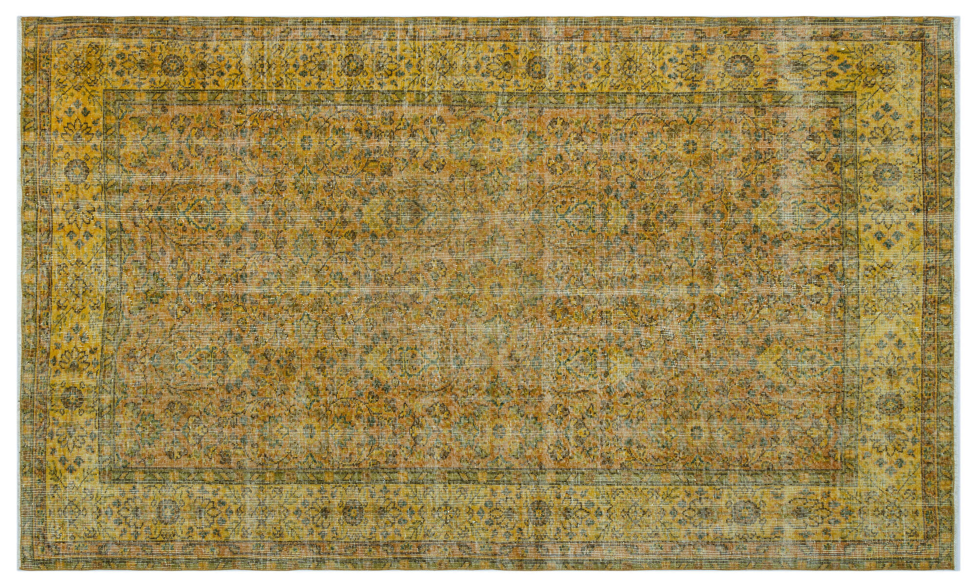 Apex Vintage Halı Sarı 25654 162x278cm