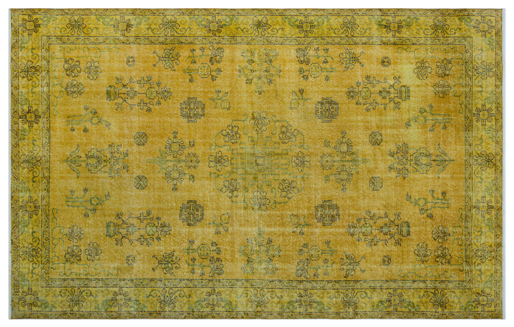 Apex Vintage Sarı 25721 183 Cm X 294 Cm