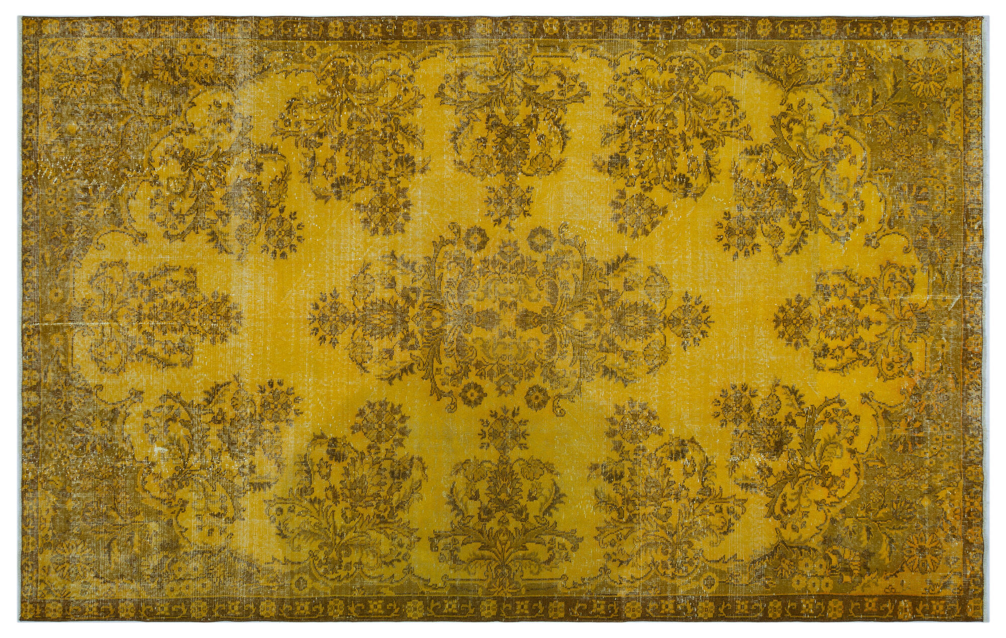 Apex Vintage Halı Sarı 25727 193x308cm