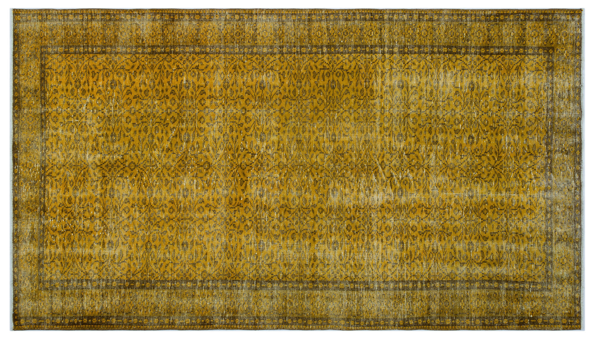 Apex Vintage Halı Sarı 25732 157x284cm