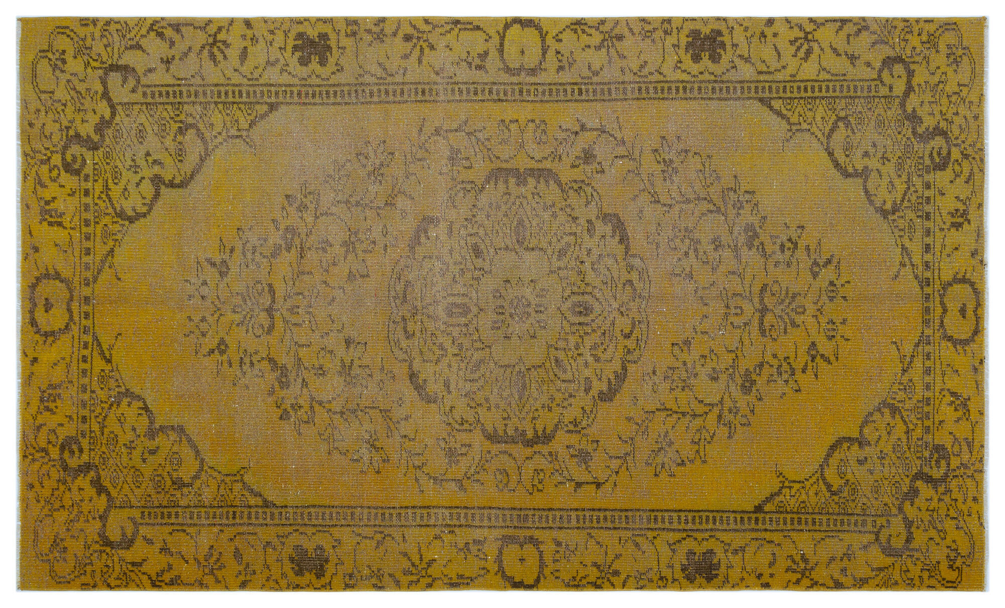 Apex Vintage Halı Sarı 27397 160x267cm