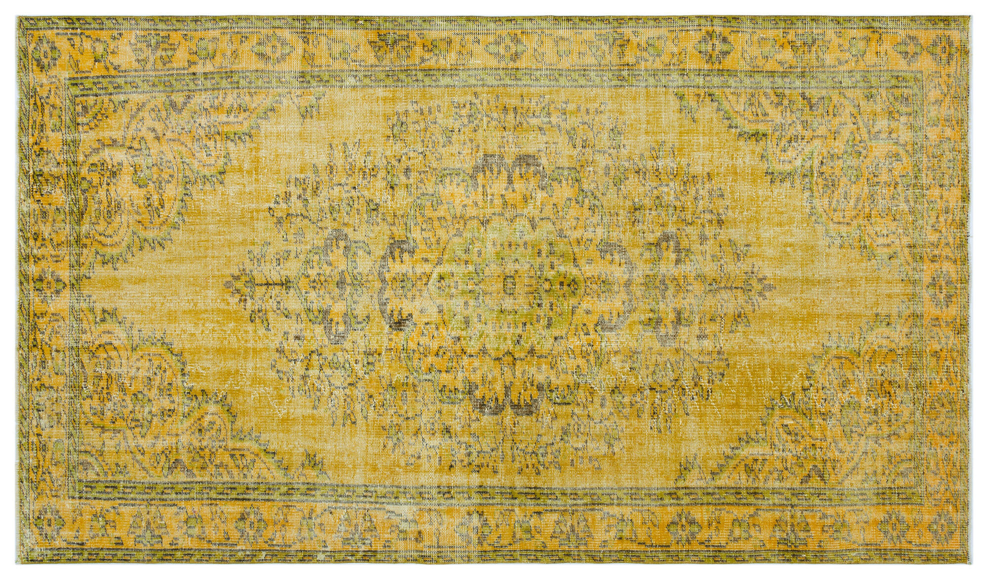 Apex Vintage Sarı 27719 160 Cm X 275 Cm