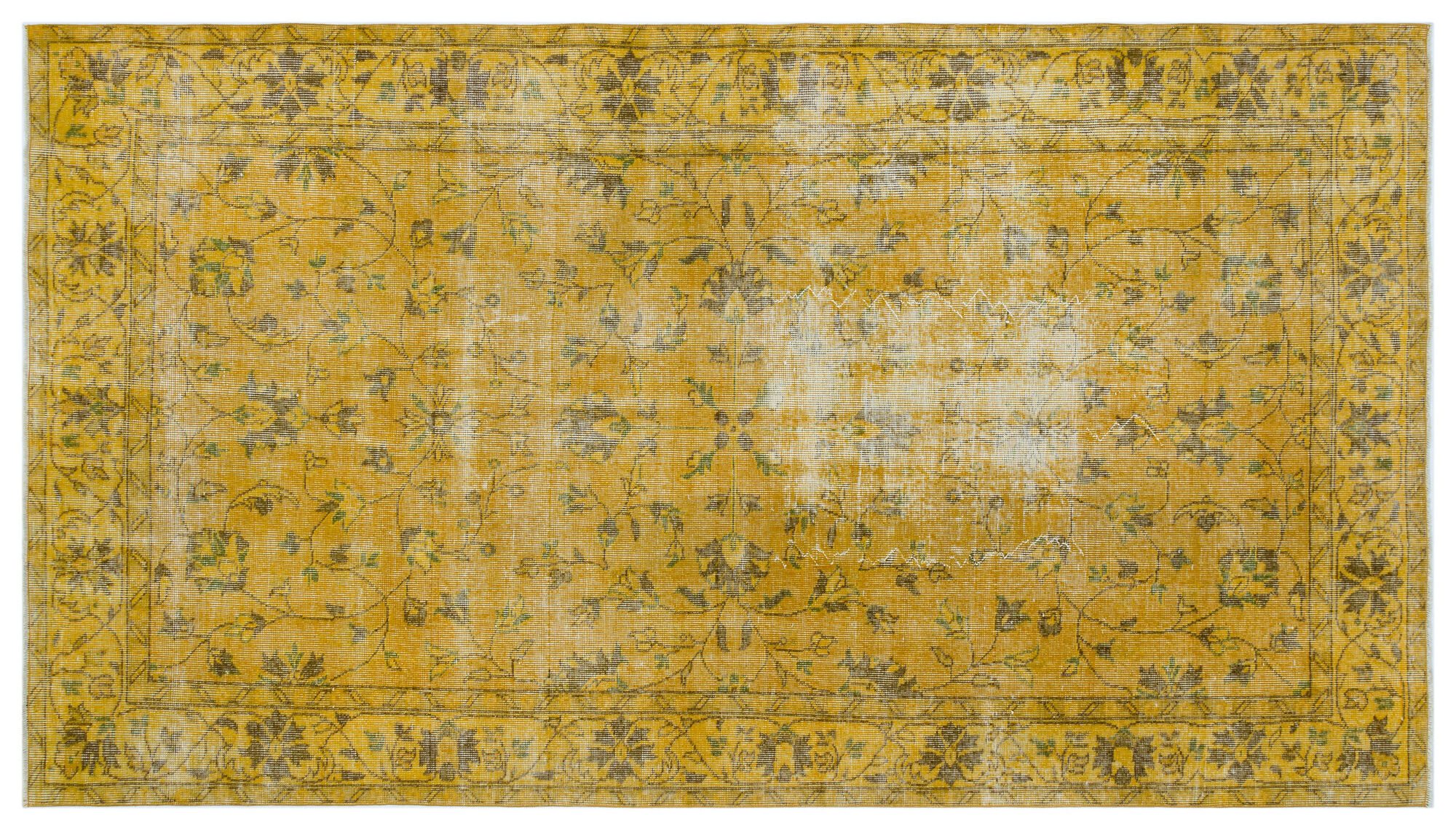 Apex Vintage Sarı 27734 156 Cm X 276 Cm