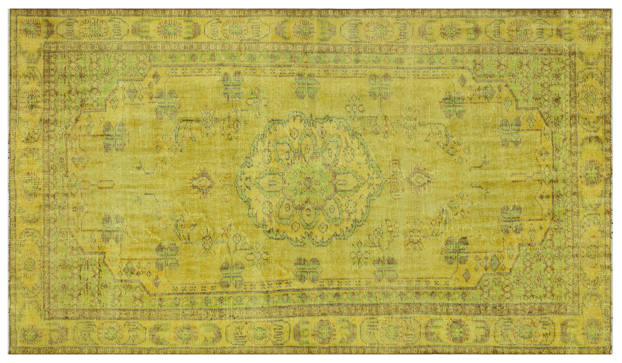 Apex Vintage Halı Sarı 29952 186x316cm