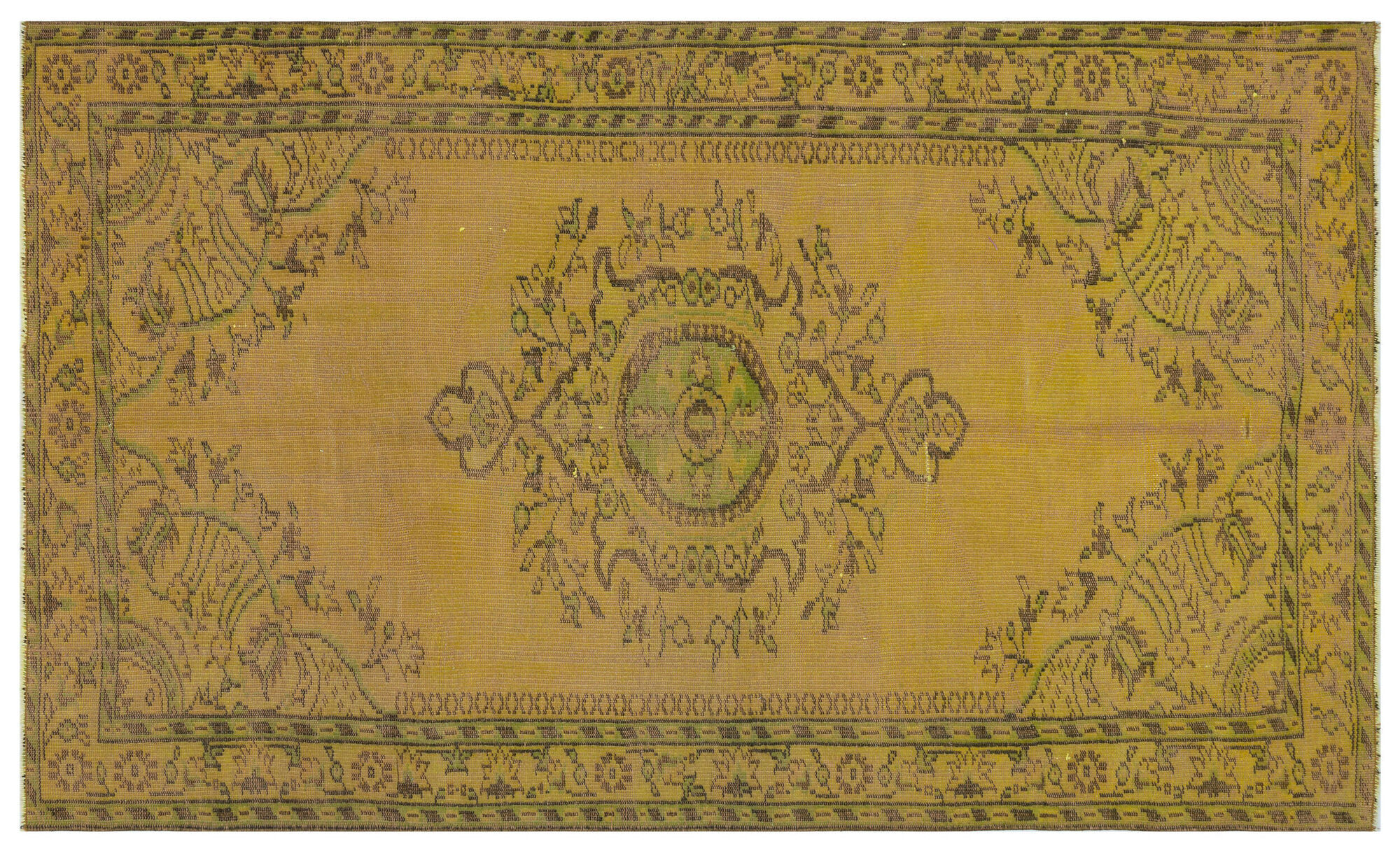 Apex Vintage Halı Sarı 29953 152x253cm