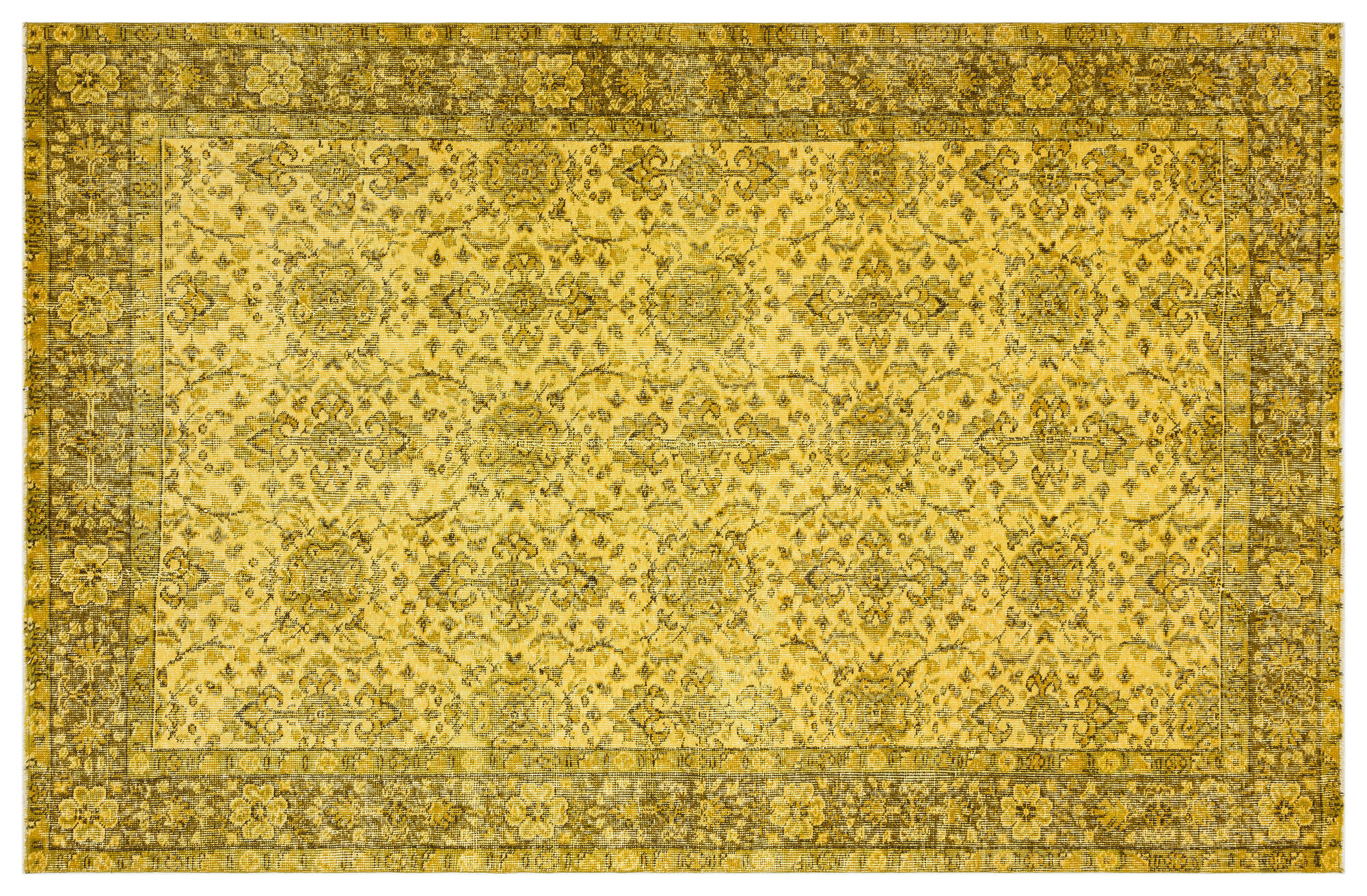 Apex Vintage Halı Sarı 35112 169x261cm