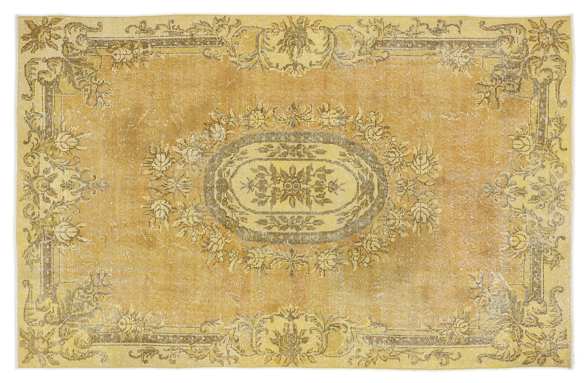 Apex Vintage Sarı 7118 164 Cm X 260 Cm