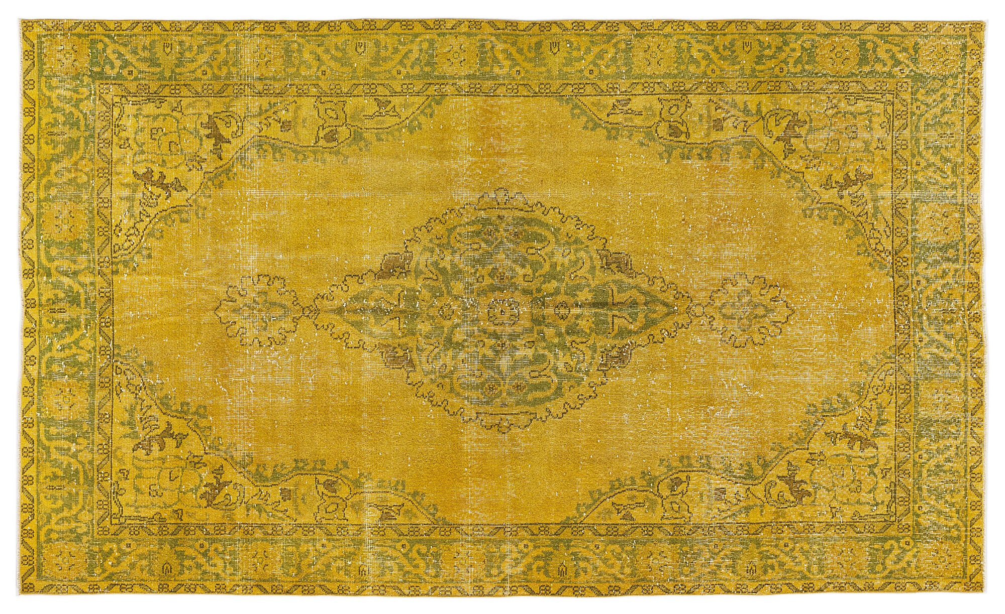 Apex Vintage Sarı 8043 163 Cm X 276 Cm