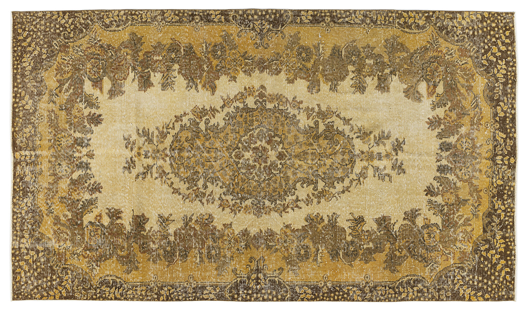 Apex Vintage Halı Sarı 8064 161x287cm