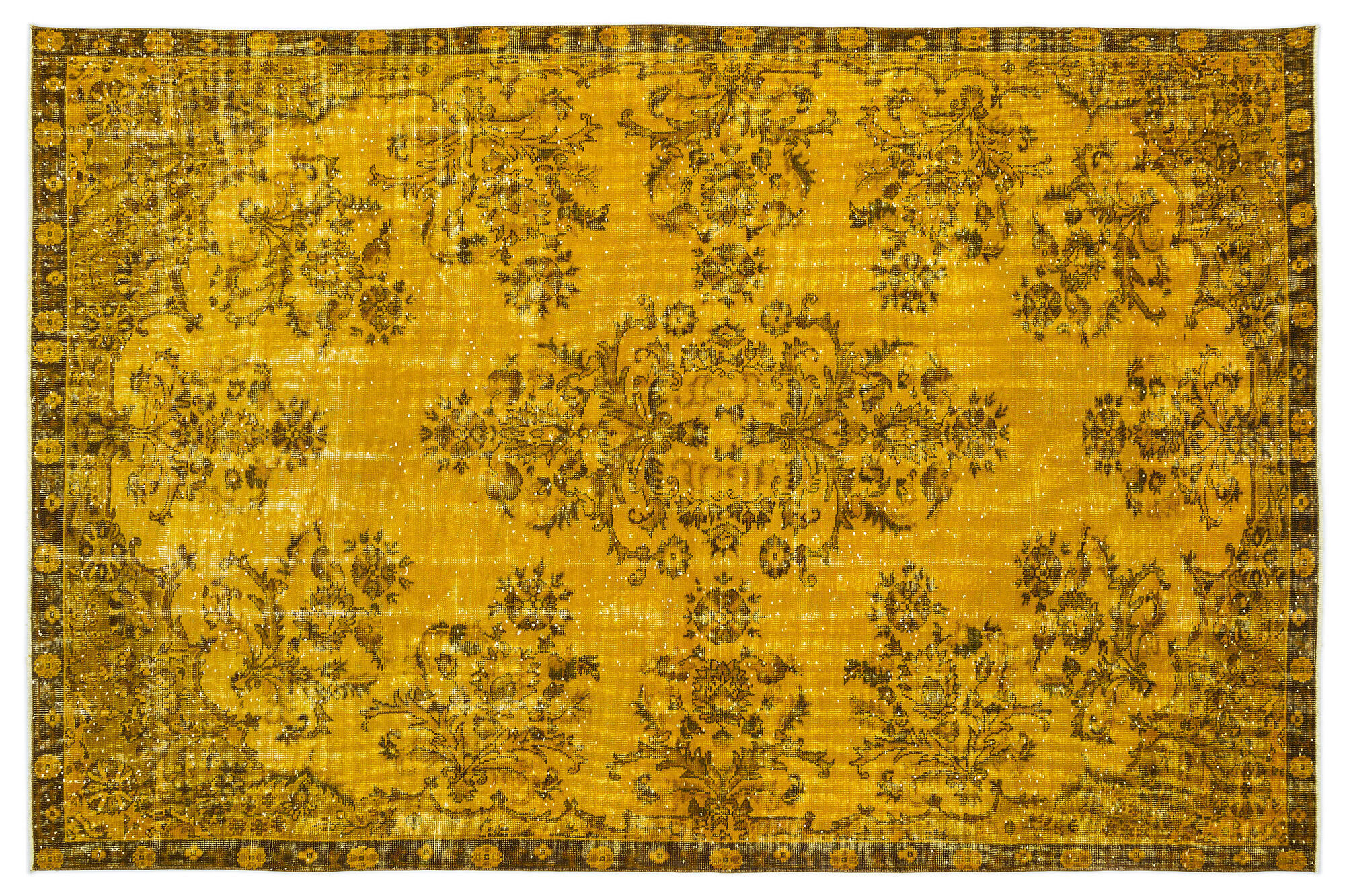 Apex Vintage Halı Sarı 9158 208x313cm