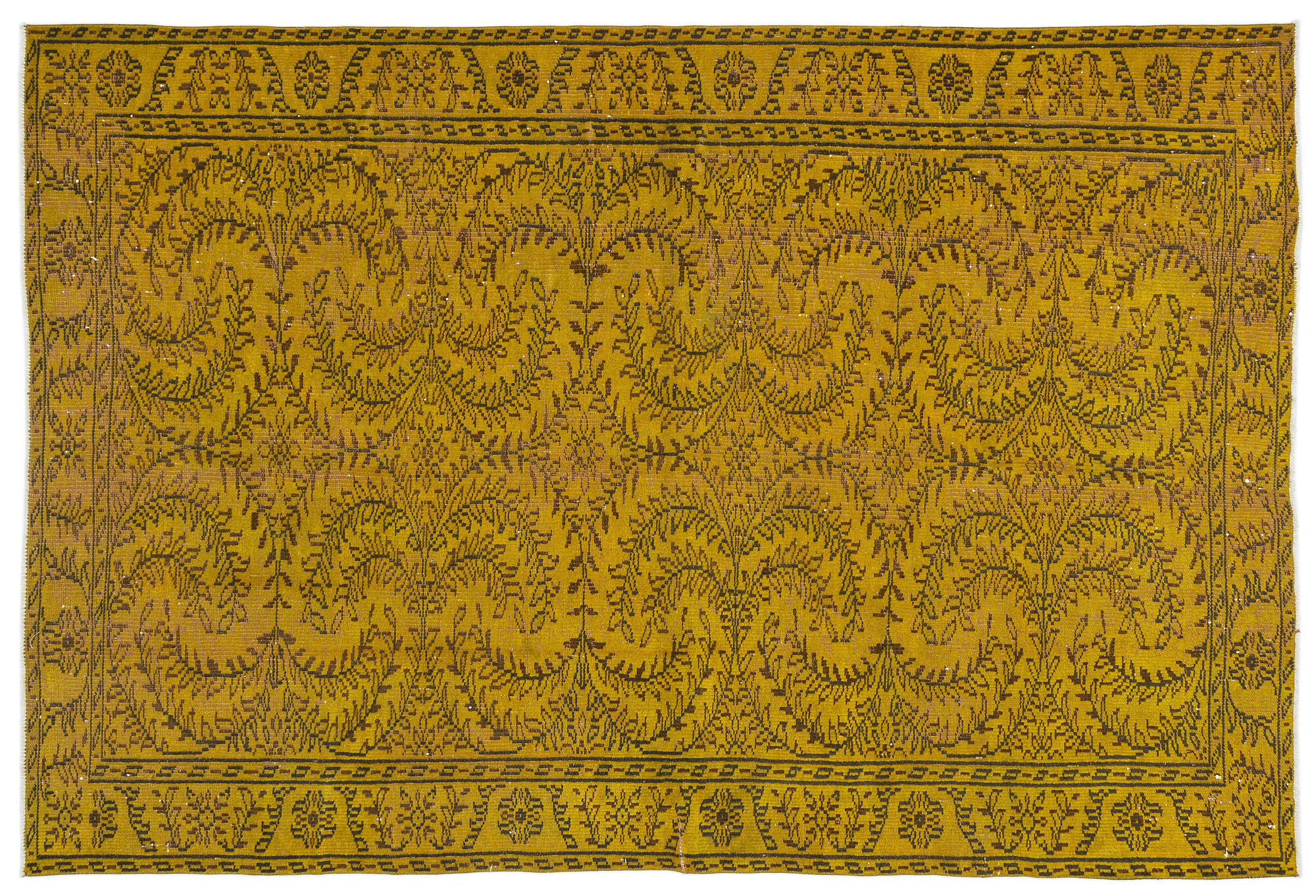 Apex Vintage Halı Sarı 9688 180x266cm