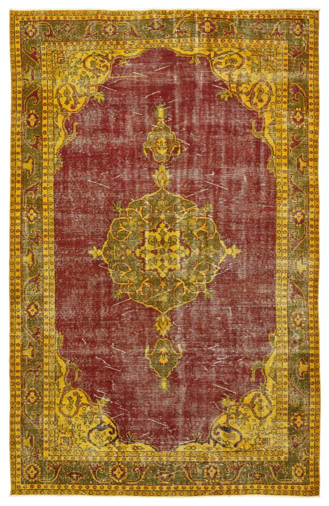 Apex Vintage Halı Sarı 9749 183 cm X 289 cm