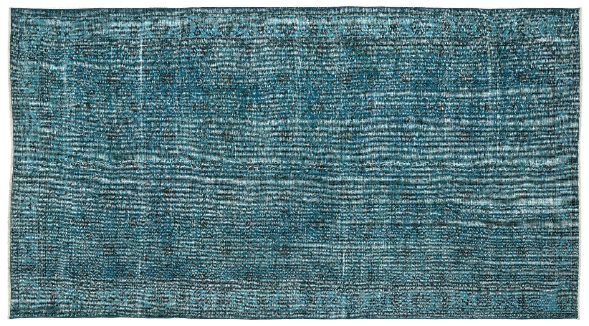 Apex Vintage Halı Turkuaz 10582 150x282cm