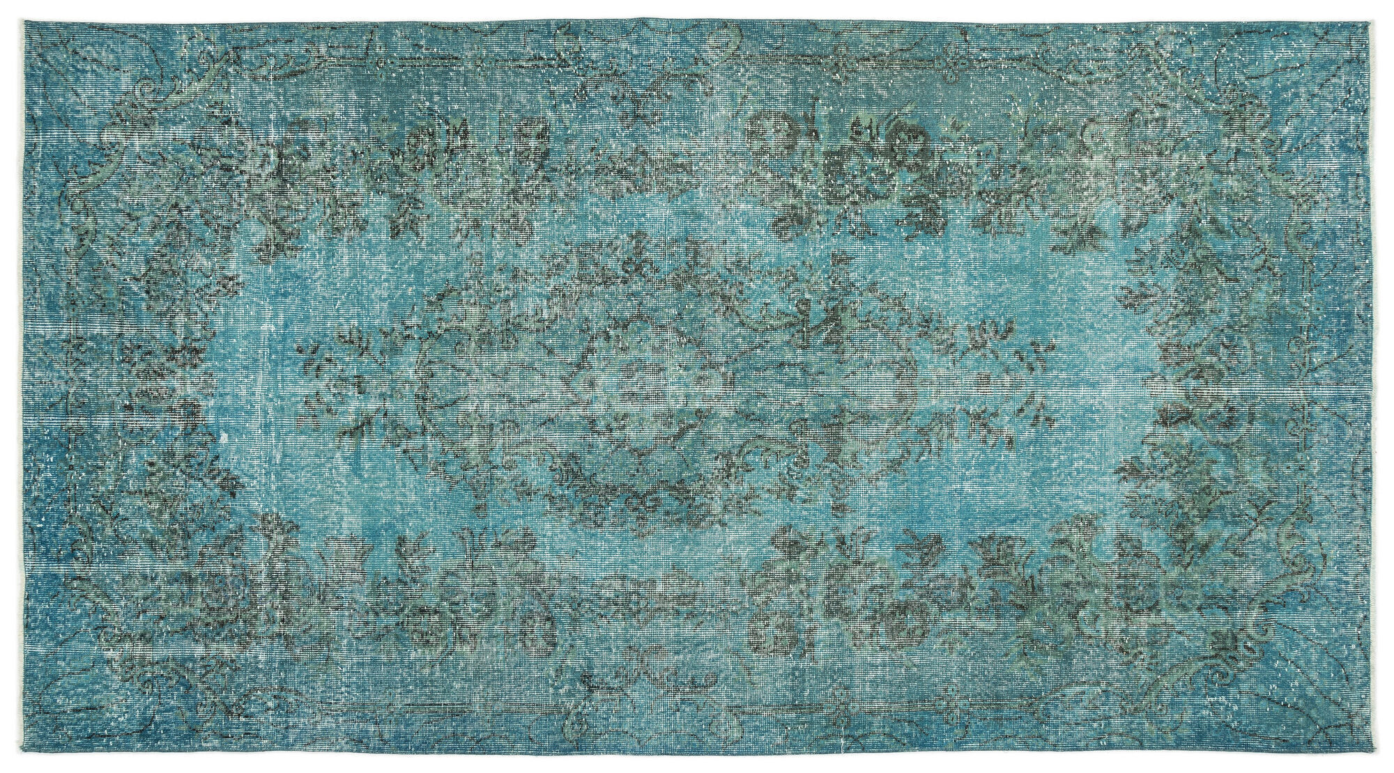 Apex Vintage Halı Turkuaz 12582 159x296cm