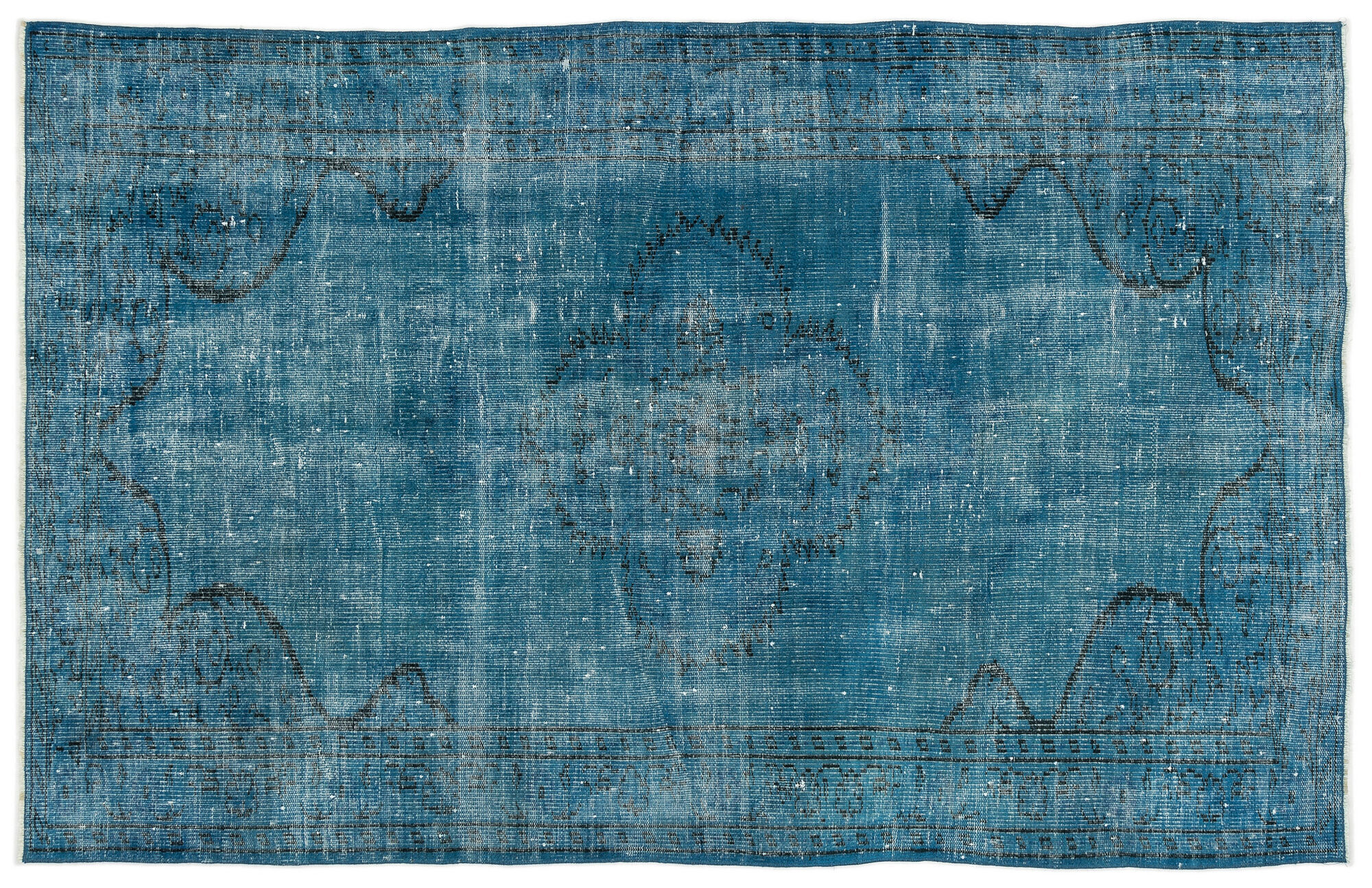 Apex Vintage Halı Turkuaz 12614 150x238cm