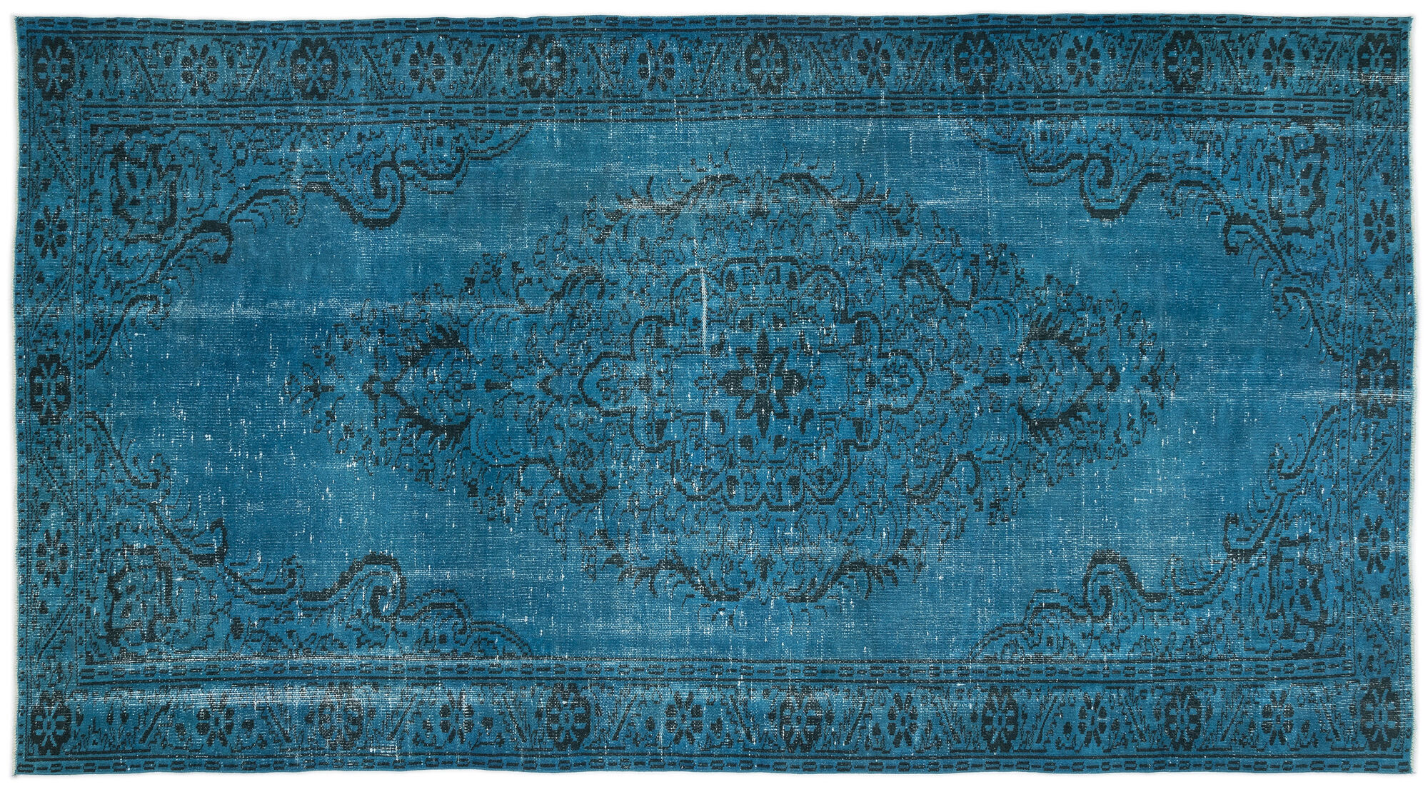 Apex Vintage Halı Turkuaz 13281 175x326cm