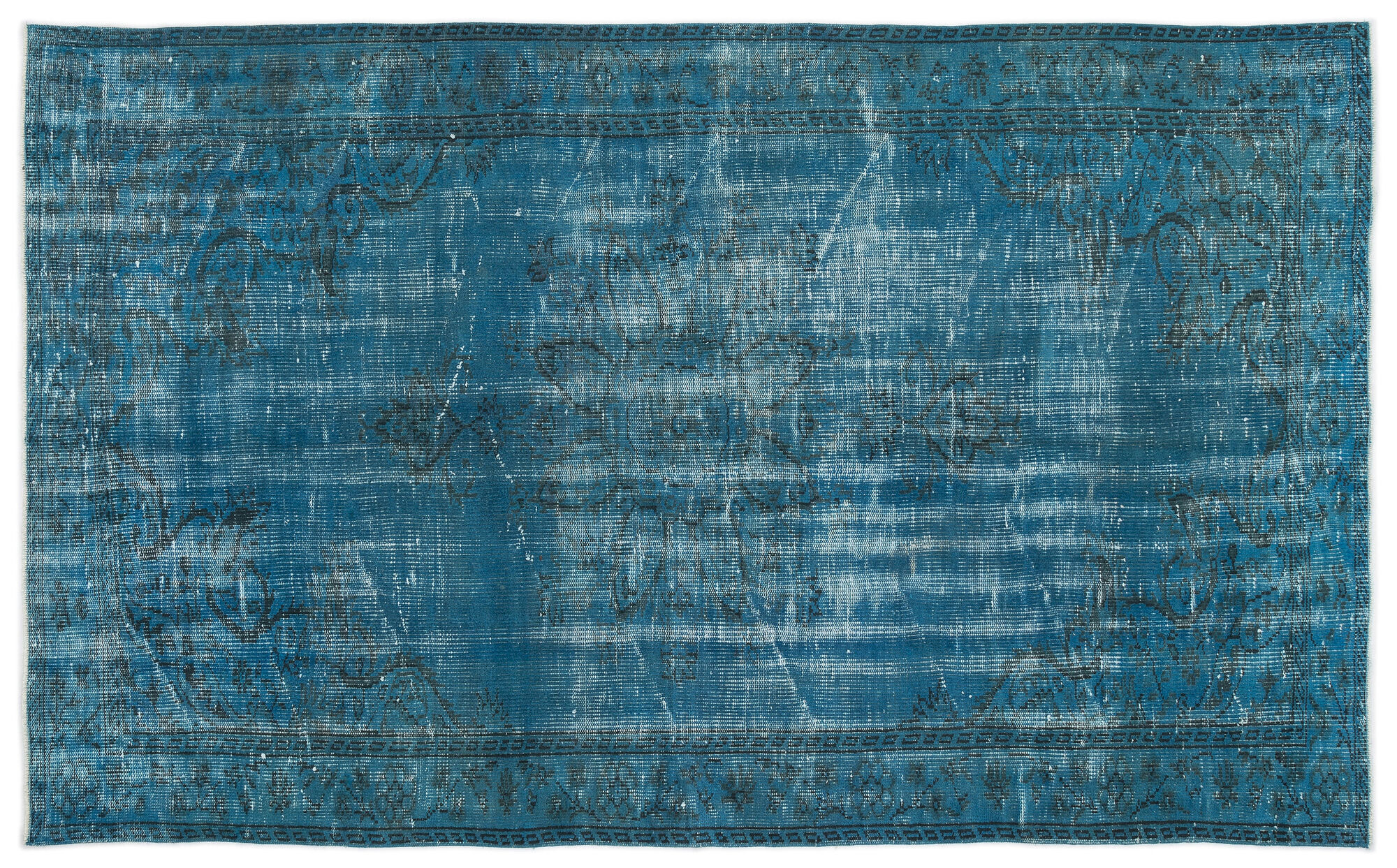 Apex Vintage Halı Turkuaz 13327 163x269cm