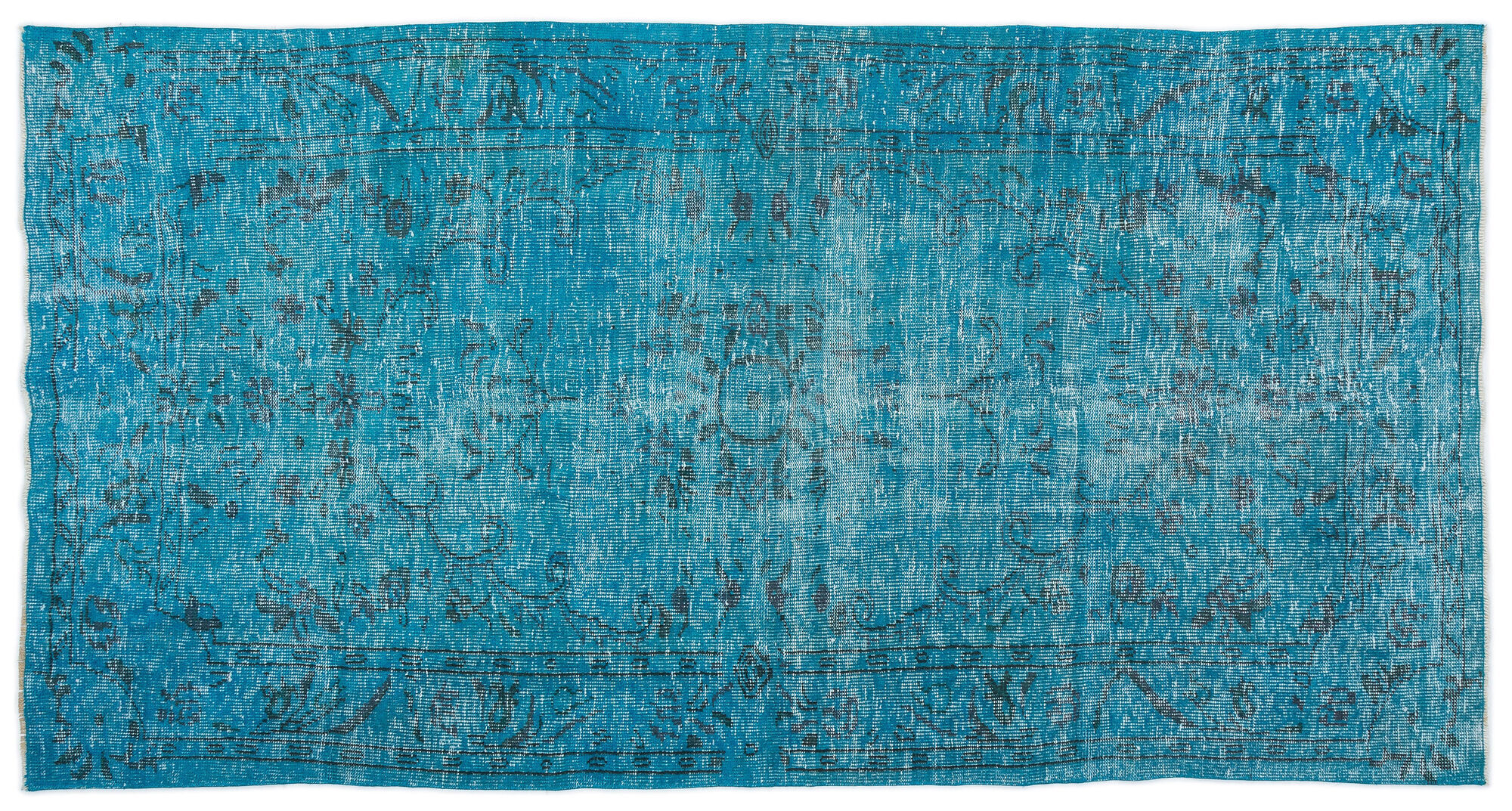 Apex Vintage Halı Turkuaz 15909 149x273cm