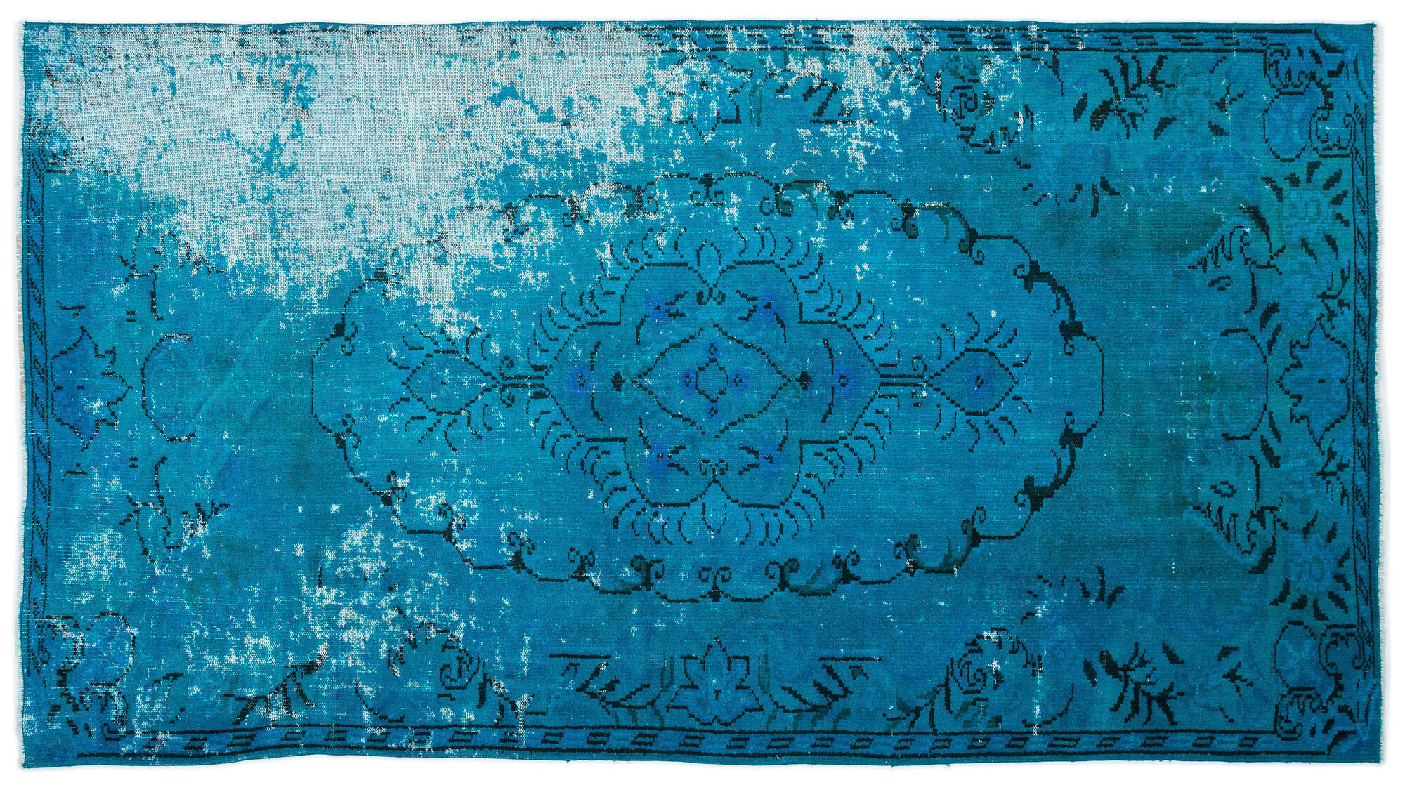 Apex Vintage Halı Turkuaz 16114 156x282cm