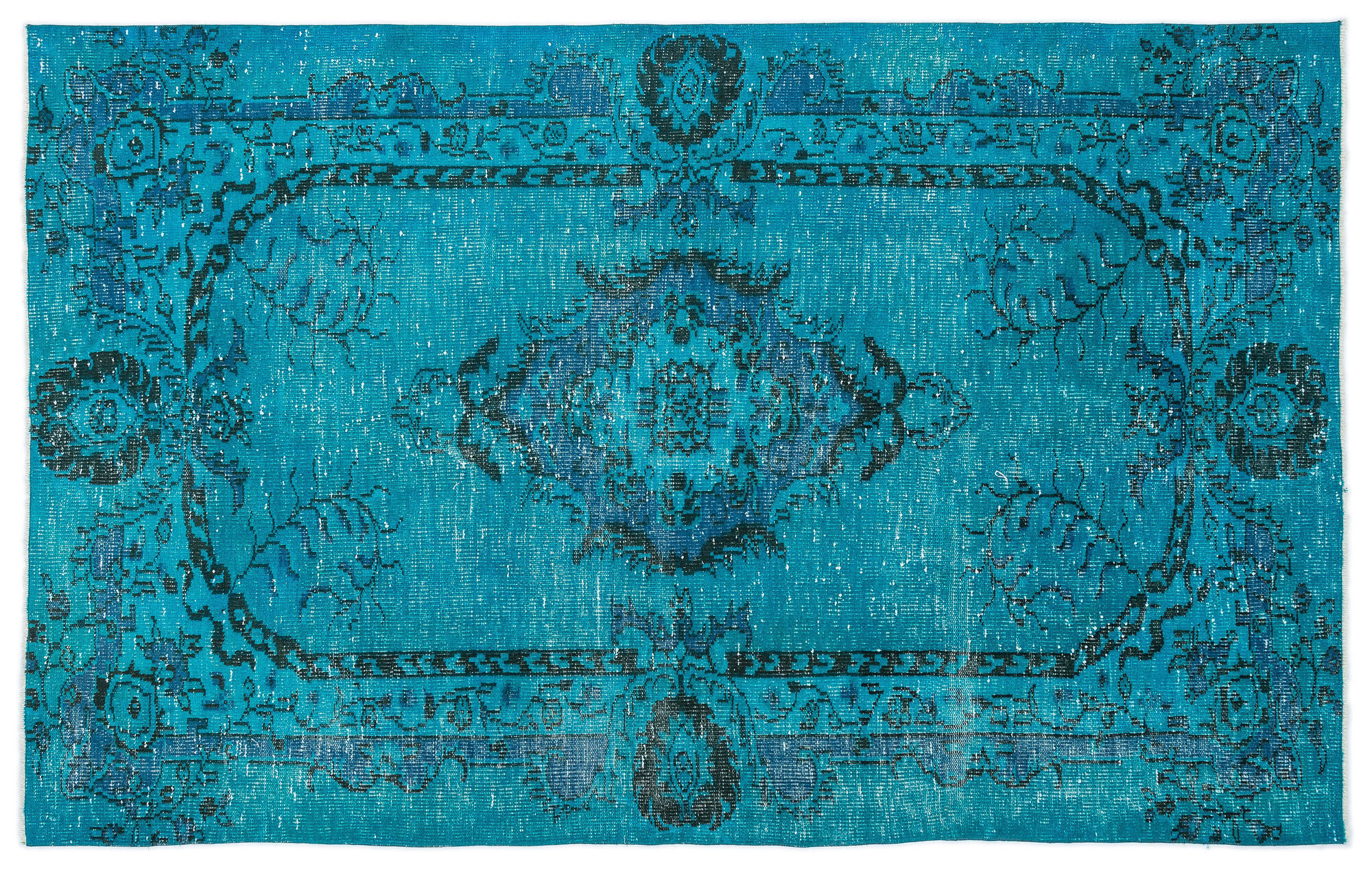 Apex Vintage Halı Turkuaz 16146 163x258cm
