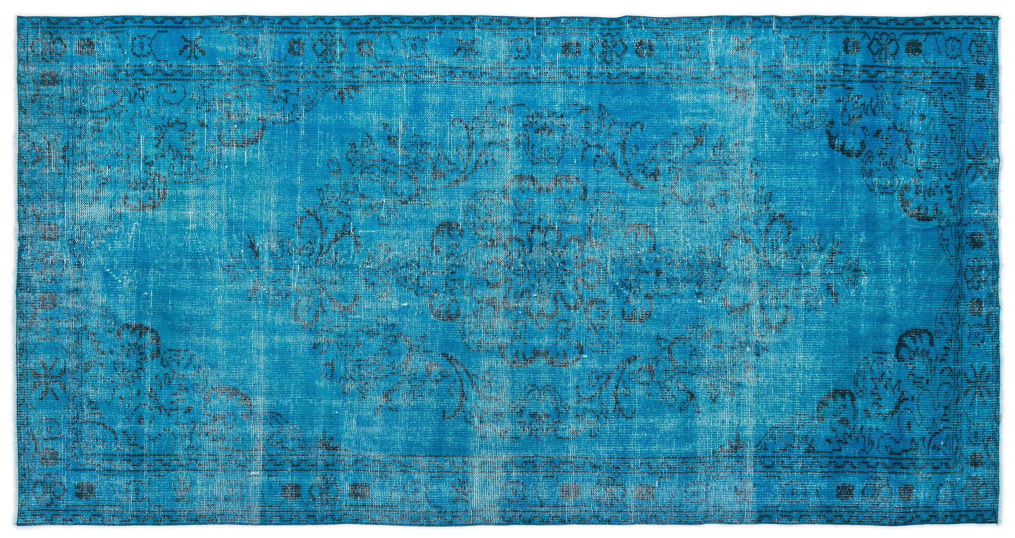 Apex Vintage Halı Turkuaz 16444 153x293cm