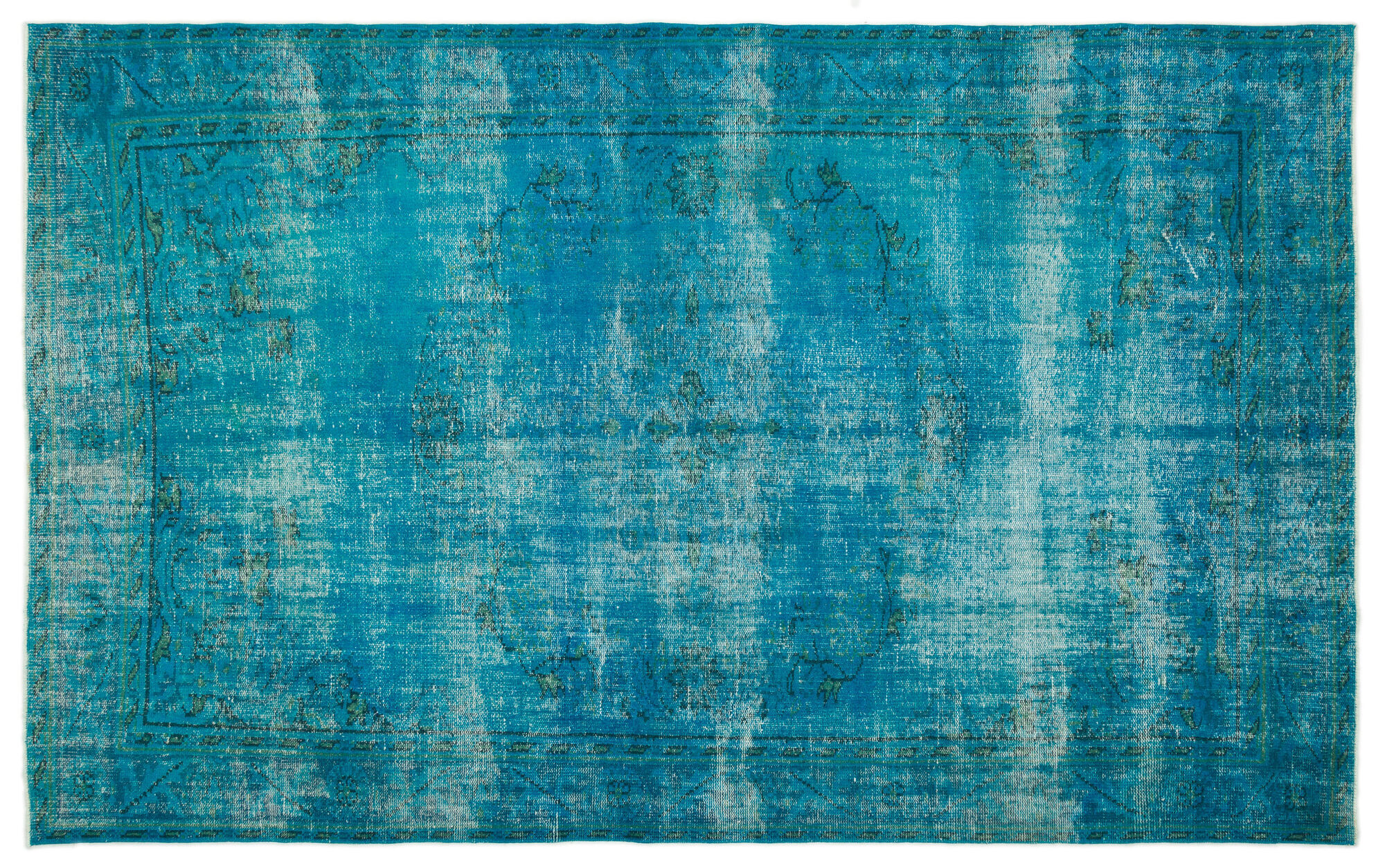 Apex Vintage Halı Turkuaz 17566 193x308cm