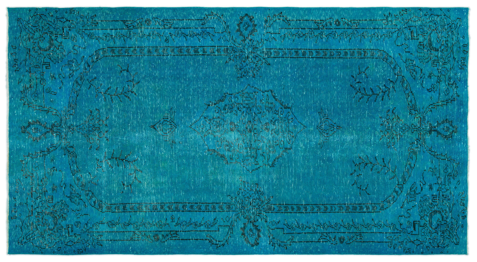 Apex Vintage Halı Turkuaz 18168 157x283cm