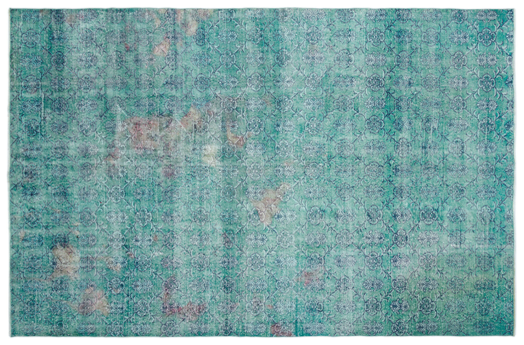 Apex Vintage Halı Turkuaz 18917 214x327cm
