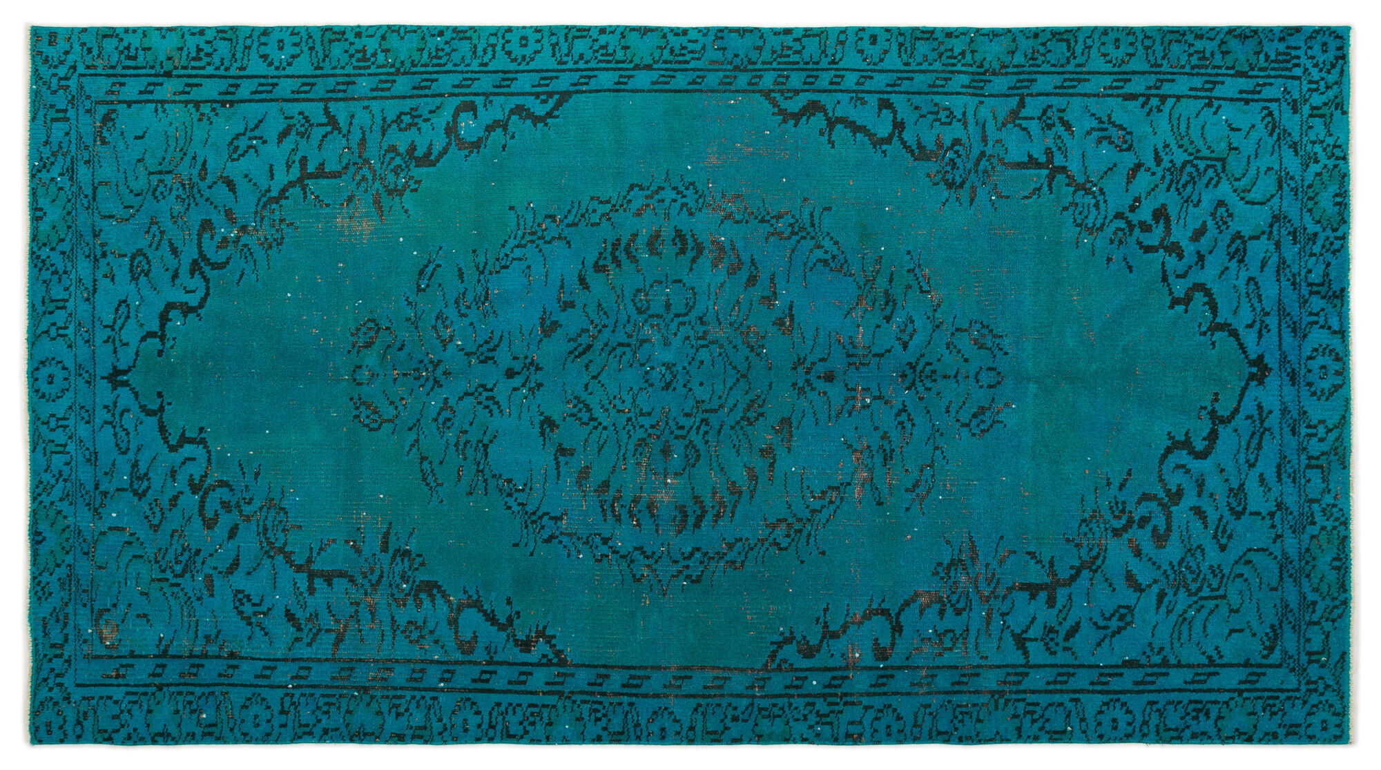 Apex Vintage Halı Turkuaz 19046 143x258cm