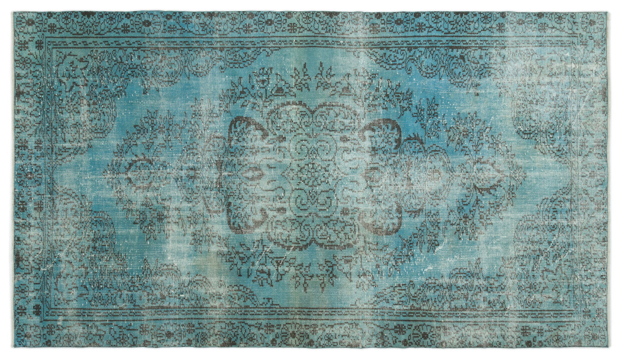 Apex Vintage Halı Turkuaz 19297 160x285cm
