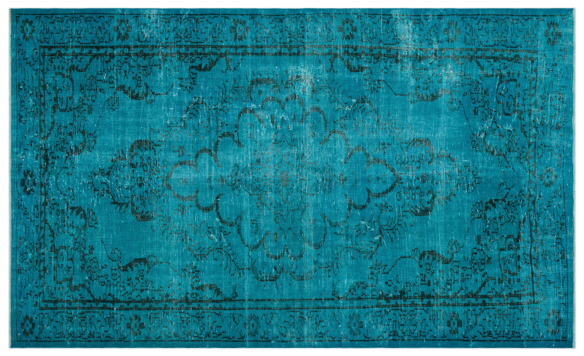 Apex Vintage Halı Turkuaz 22647 177x295cm