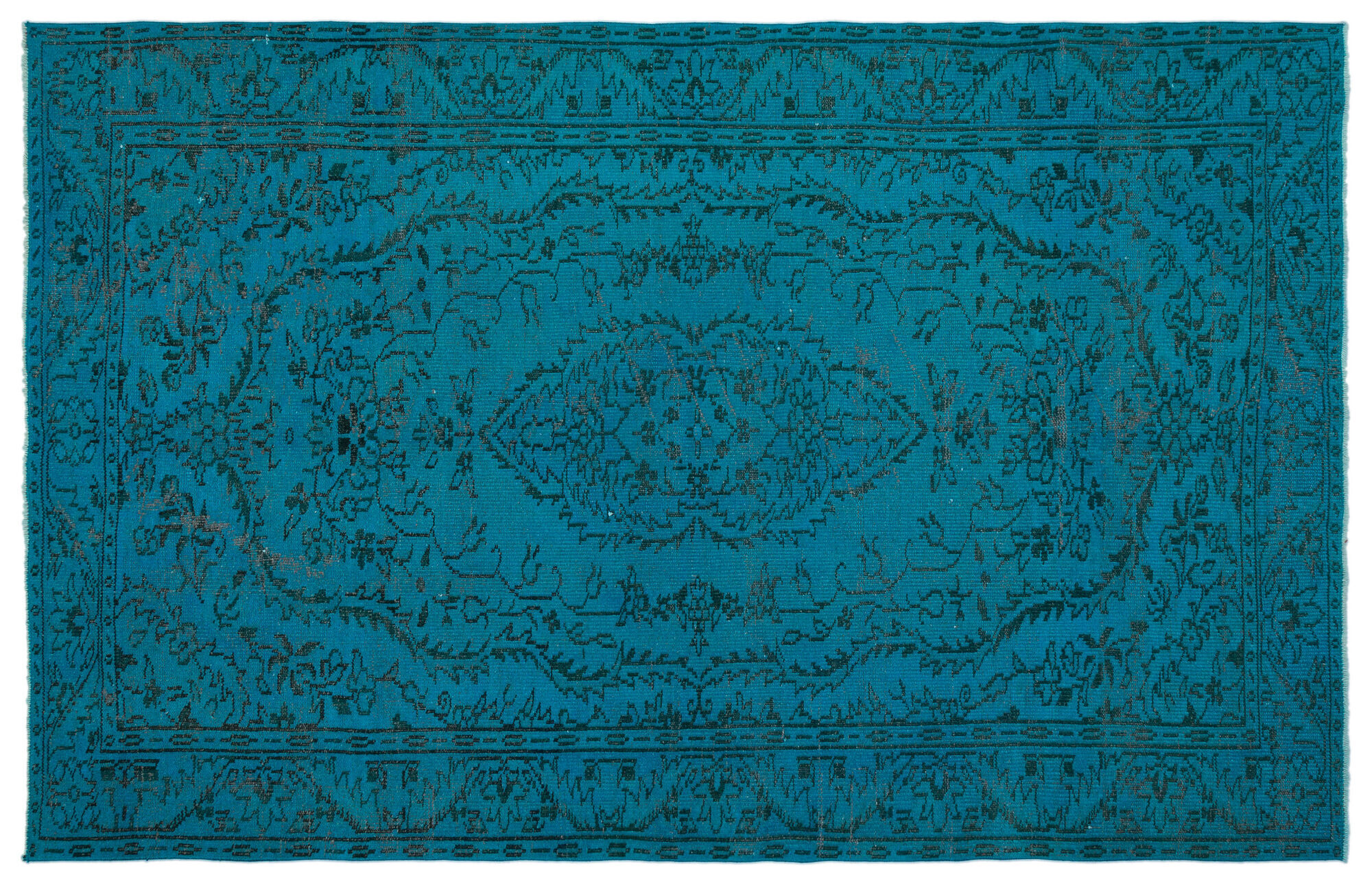 Apex Vintage Halı Turkuaz 23318 179x278cm