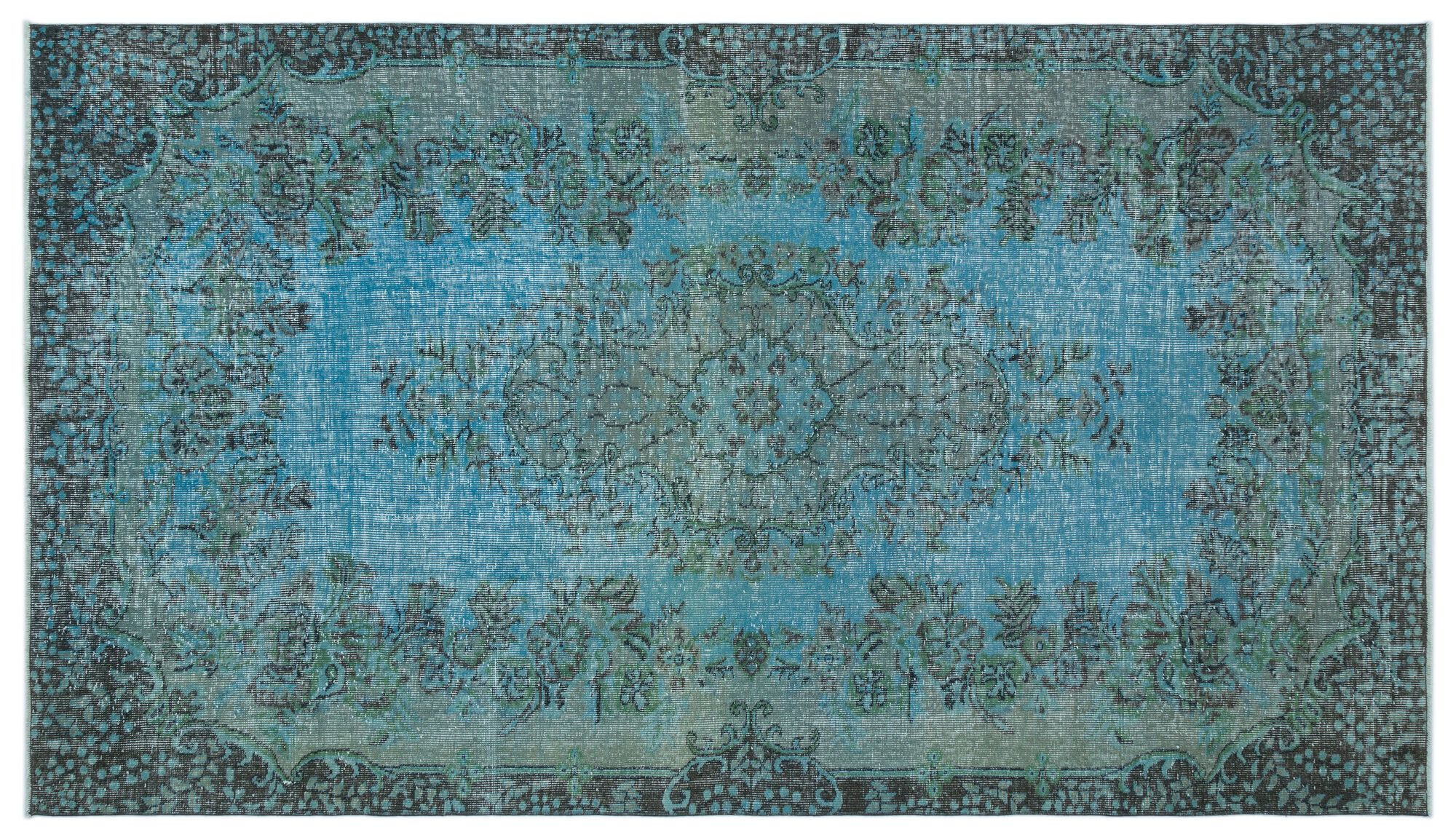 Apex Vintage Halı Turkuaz 23410 164x288cm