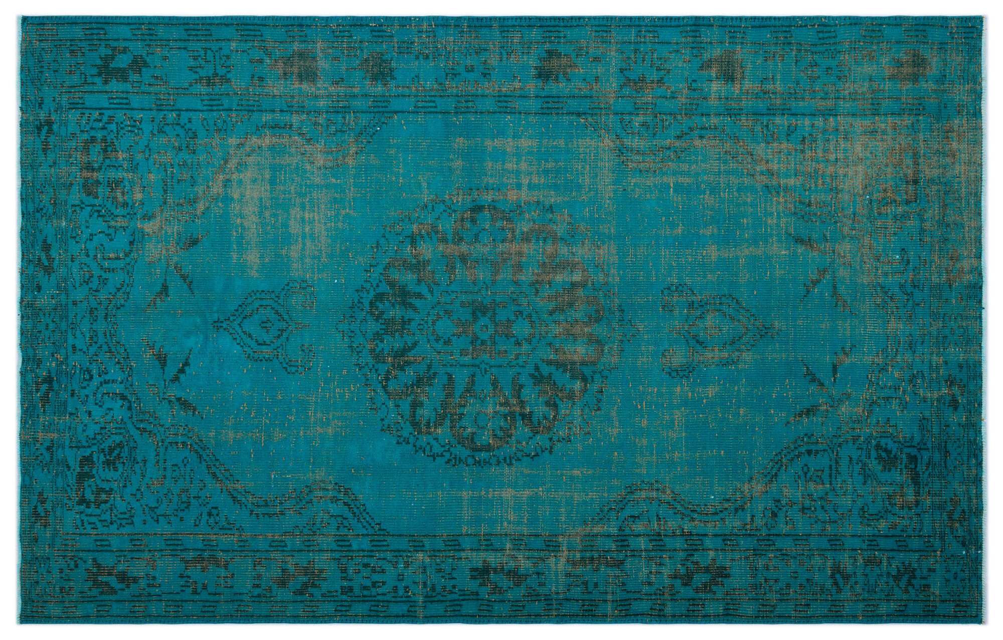 Apex Vintage Halı Turkuaz 23734 172x278cm