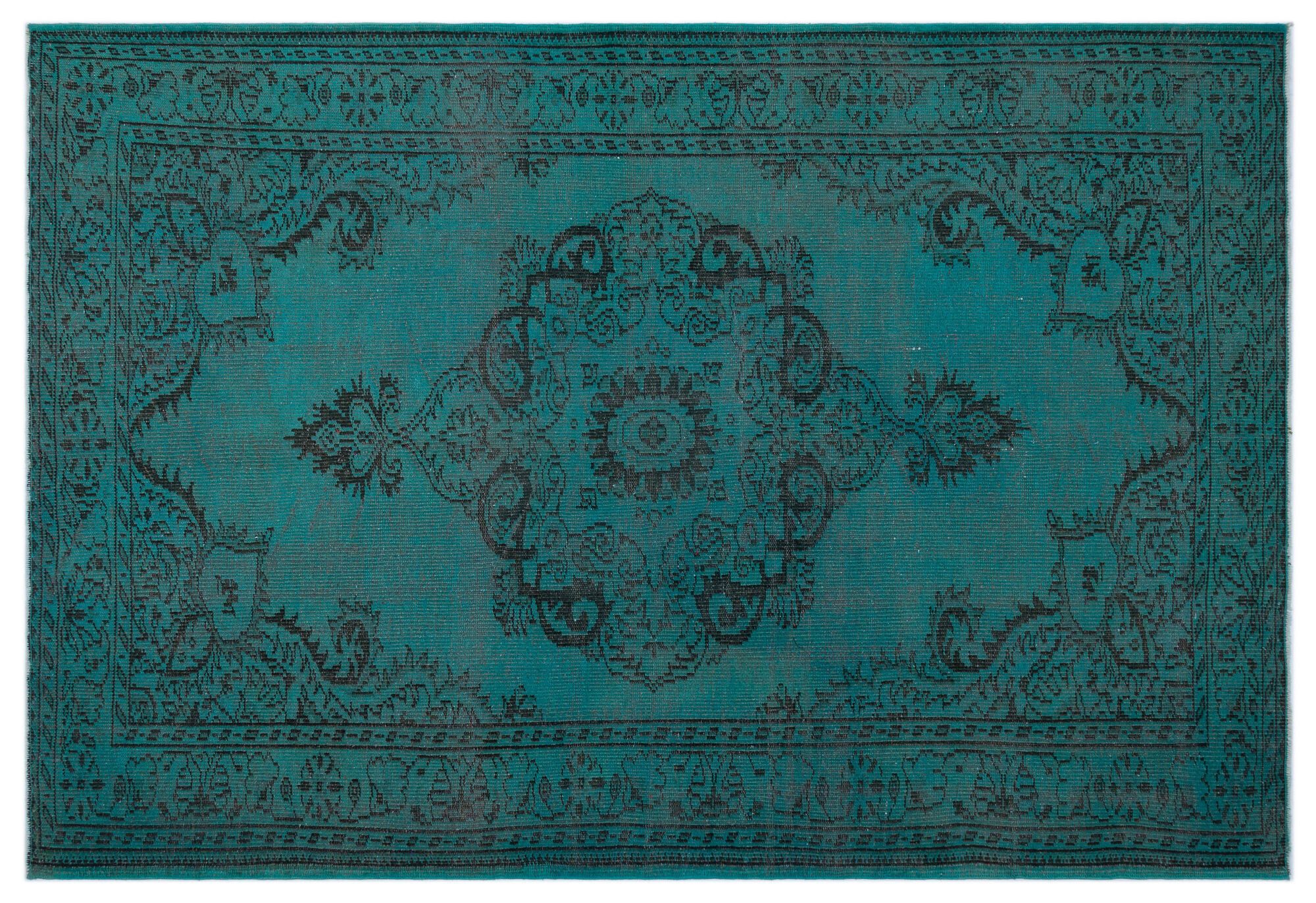 Apex Vintage Halı Turkuaz 23901 177x261cm