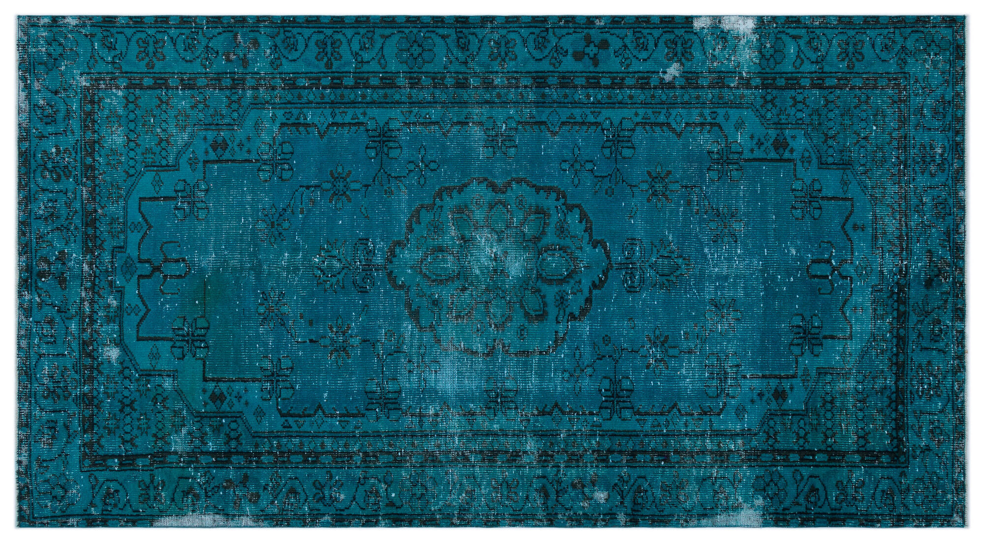 Apex Vintage Halı Turkuaz 23920 152x283cm