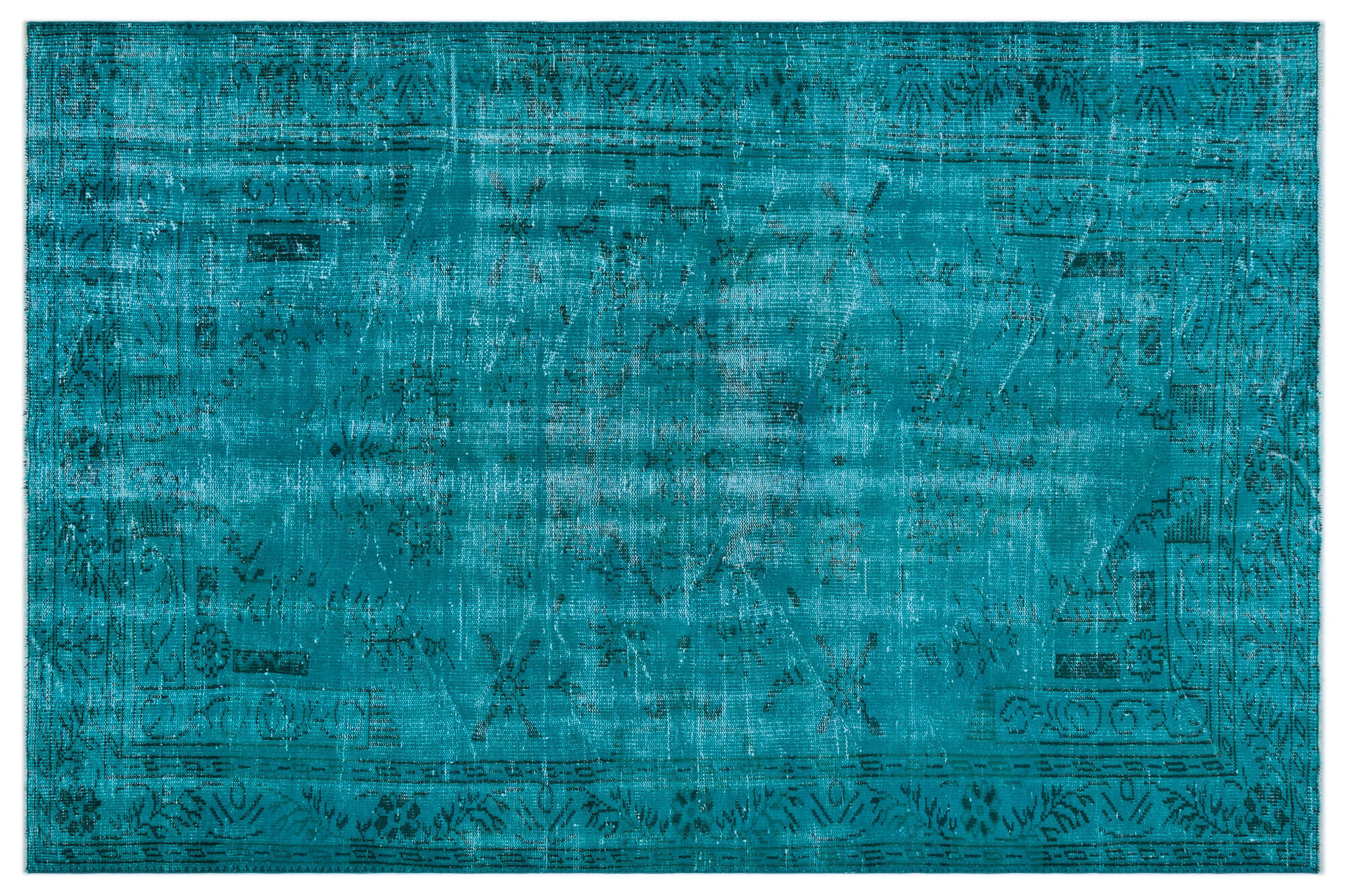 Apex Vintage Halı Turkuaz 23933 173x265cm